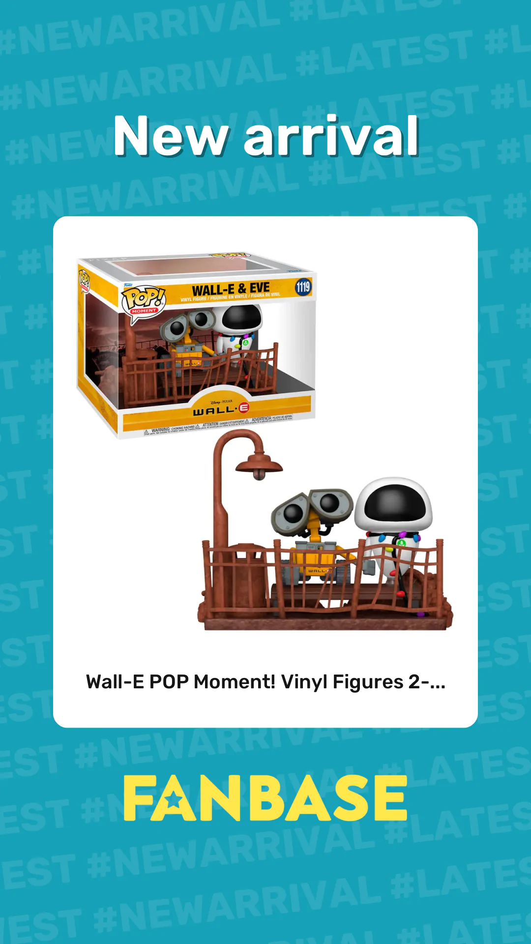 New arrival: Wall-E POP Moment! Vinyl Figures 2-...