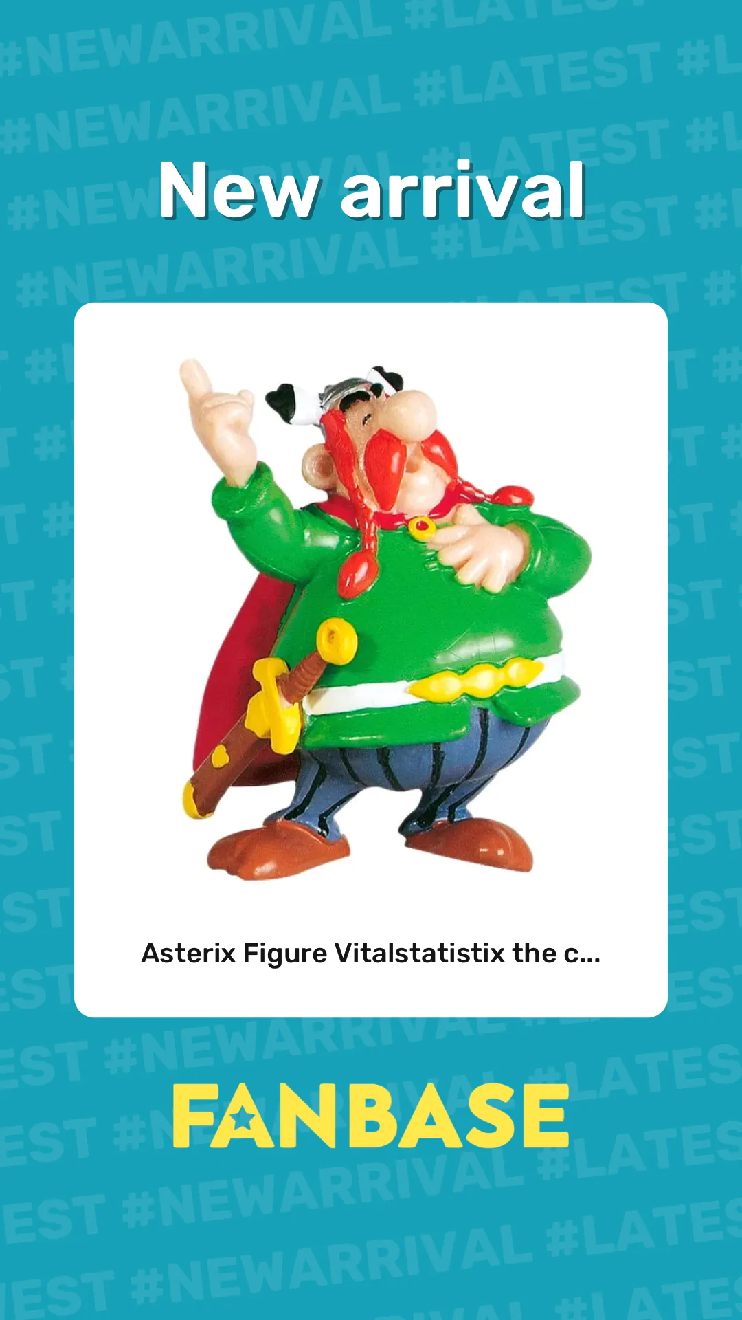 New arrival: Asterix Figure Vitalstatistix the c...