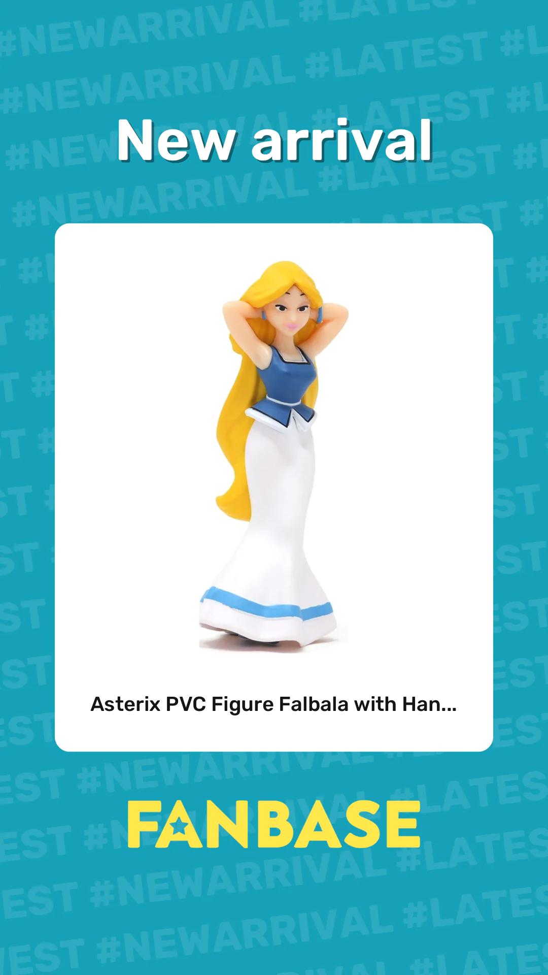 New arrival: Asterix PVC Figure Falbala with Han...