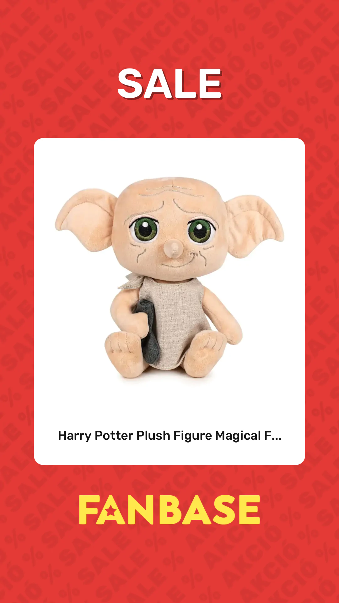 Sale: Harry Potter Plush Figure Magical F...