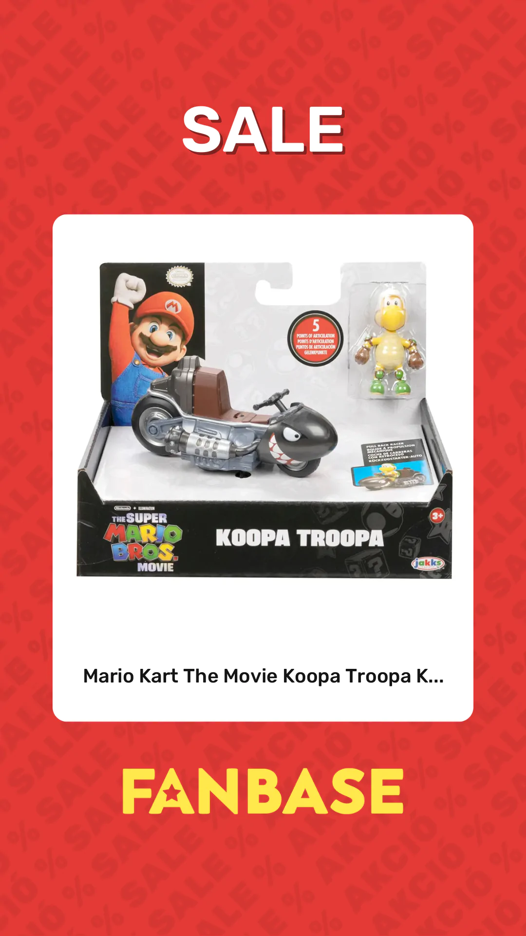 Sale: Mario Kart The Movie Koopa Troopa K...