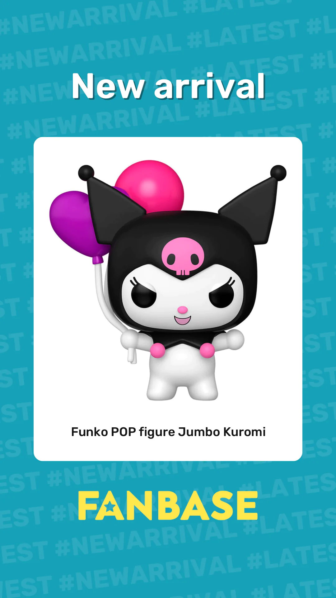 New arrival: Funko POP figure Jumbo Kuromi
