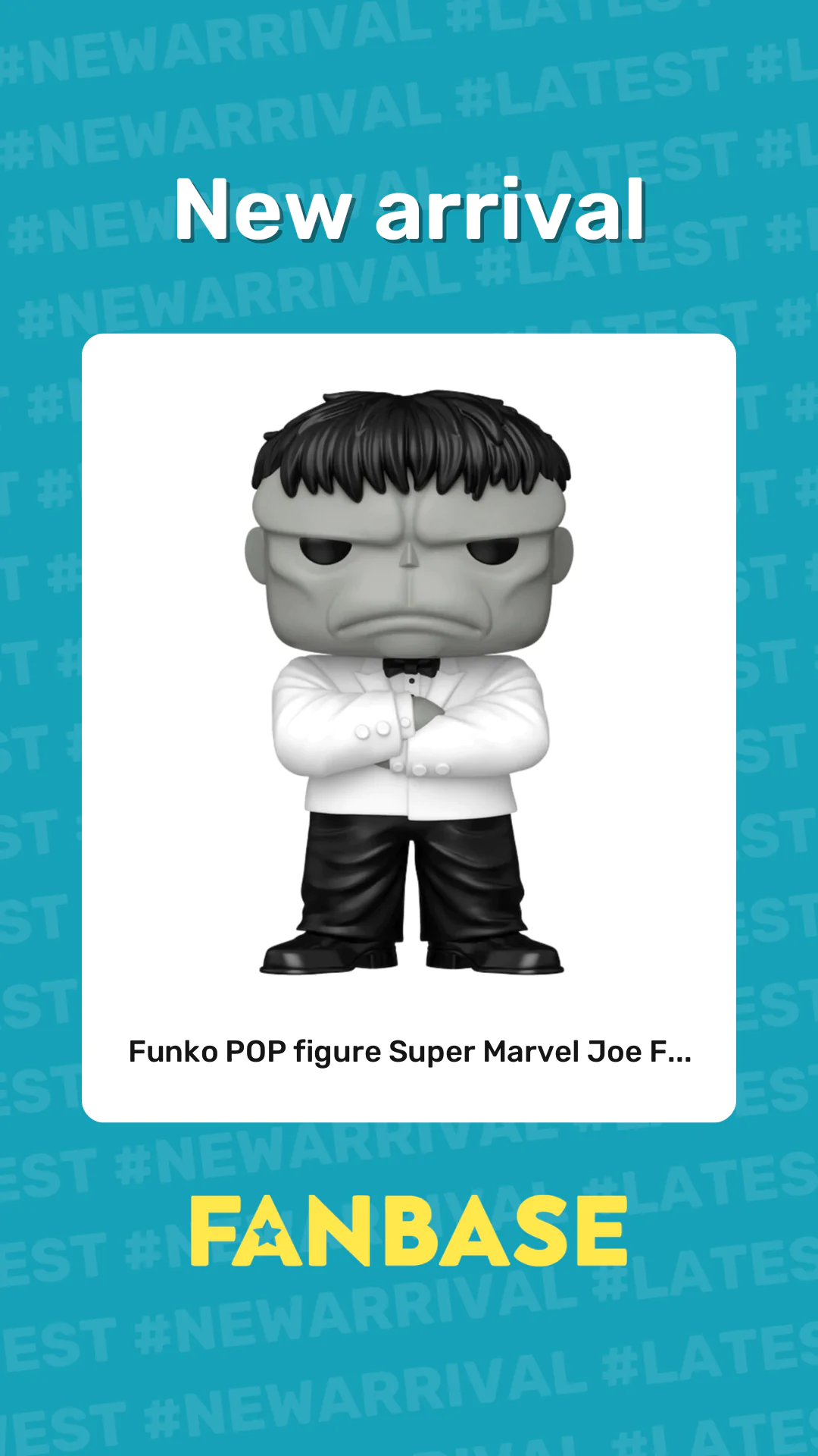 New arrival: Funko POP figure Super Marvel Joe F...