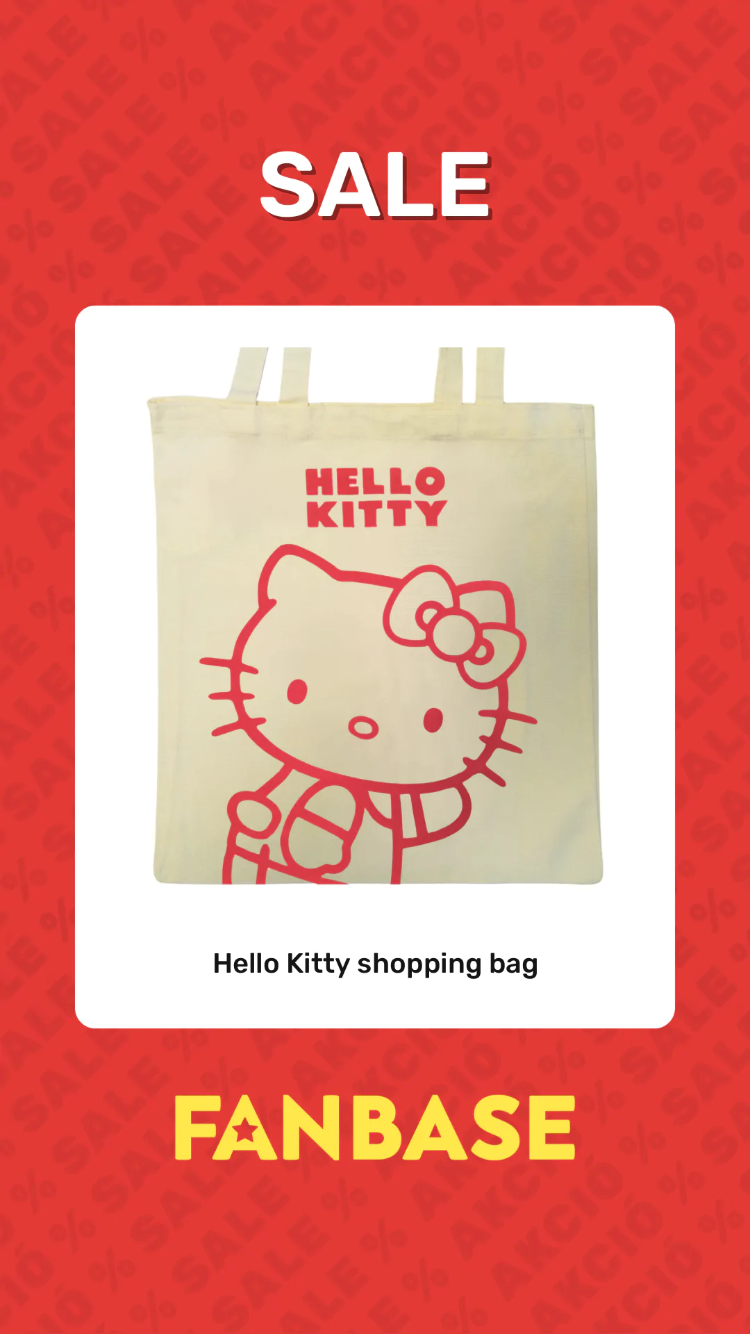 Sale: Hello Kitty shopping bag