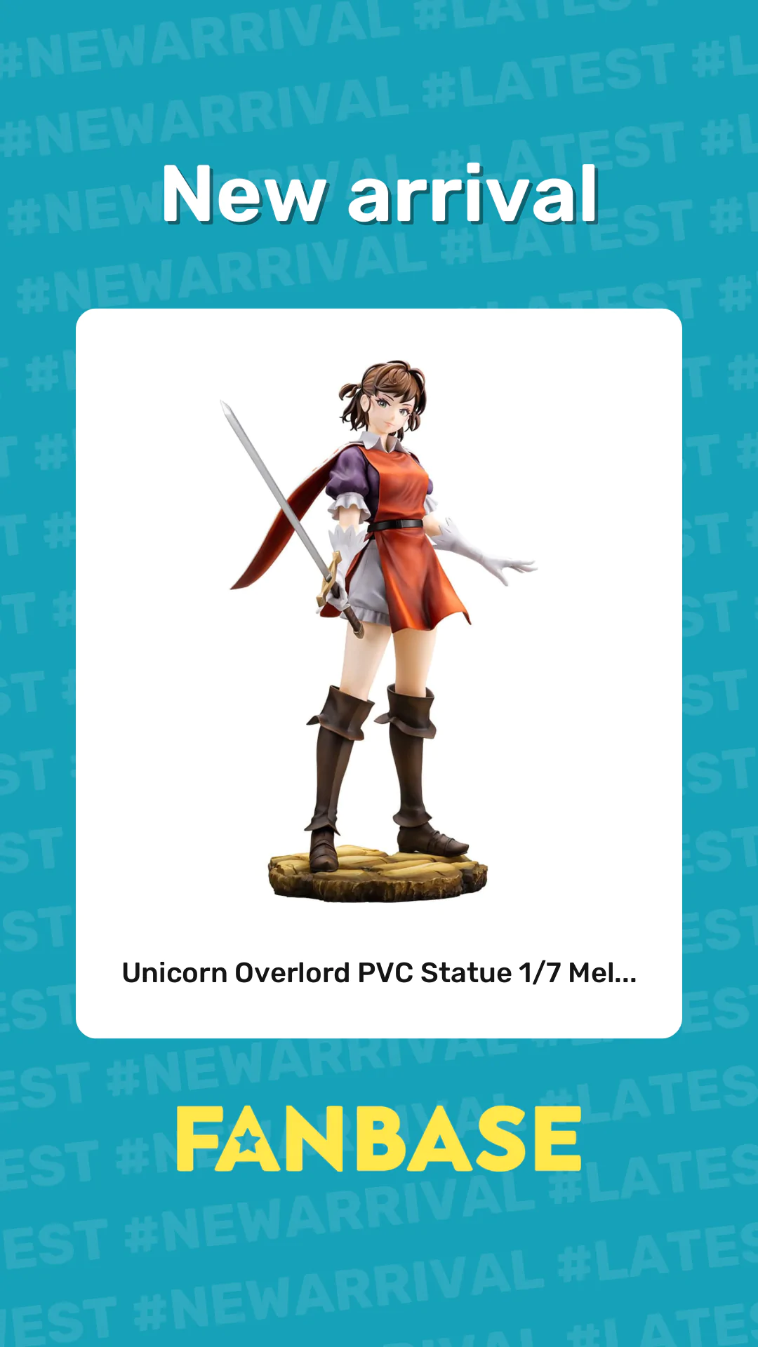 New arrival: Unicorn Overlord PVC Statue 1/7 Mel...