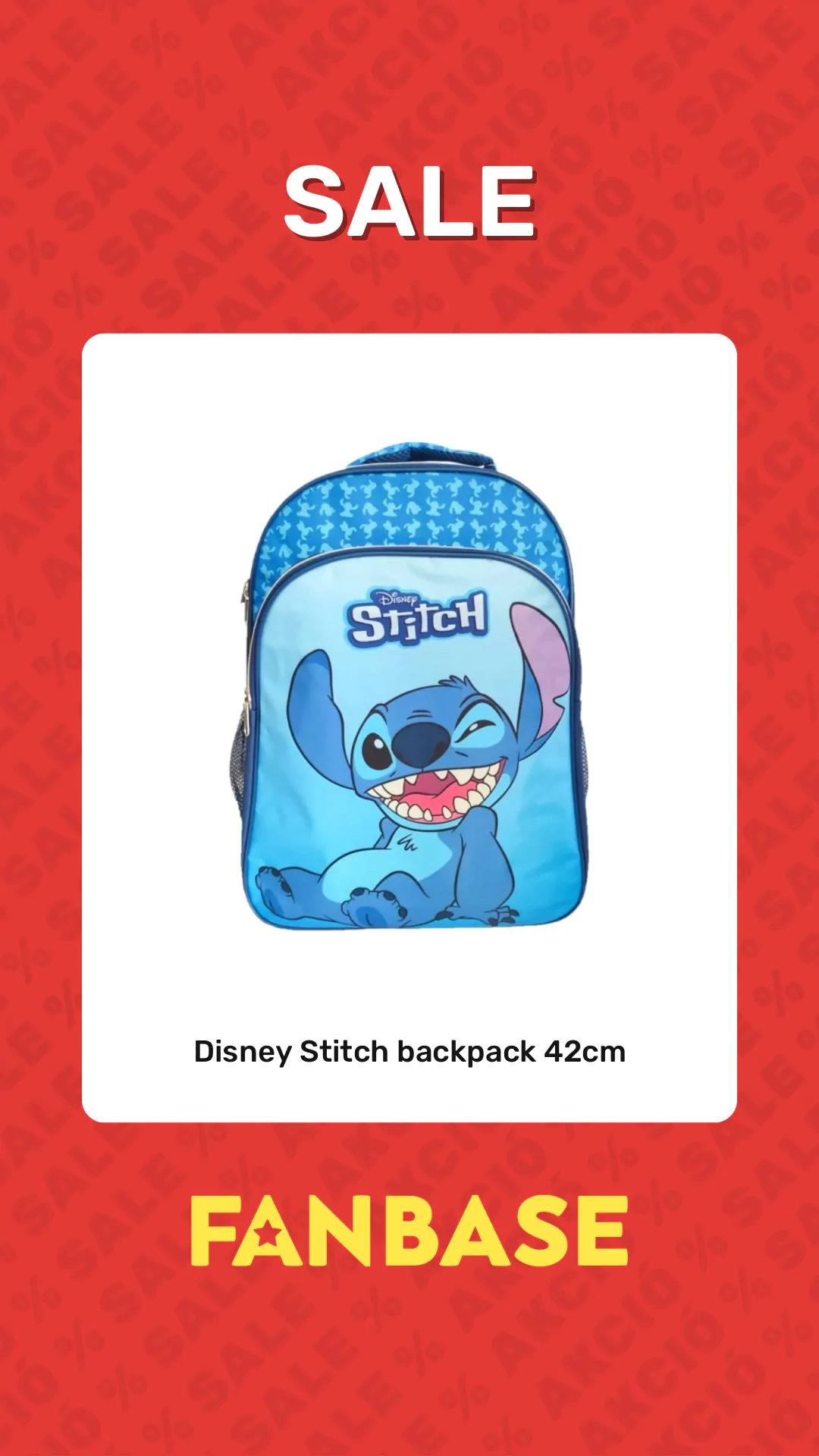 Sale: Disney Stitch backpack 42cm