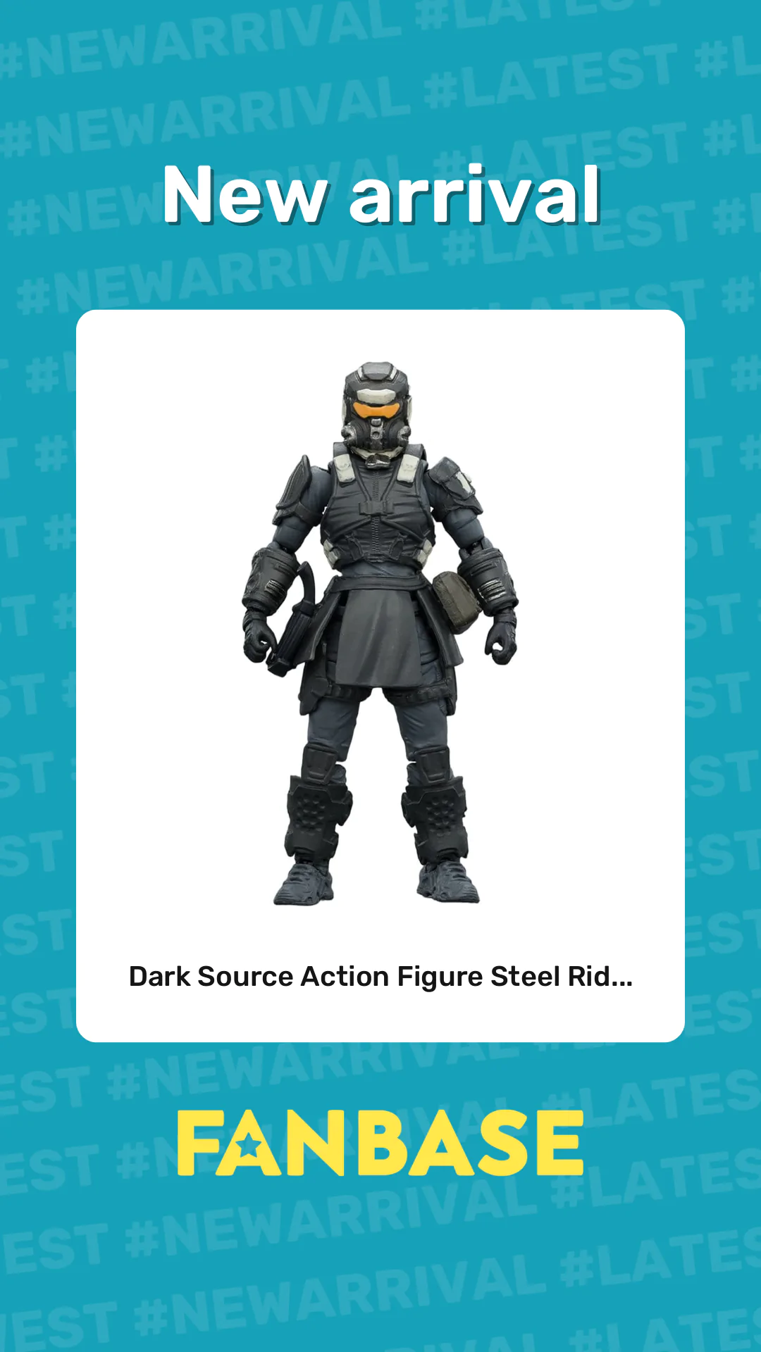 New arrival: Dark Source Action Figure Steel Rid...