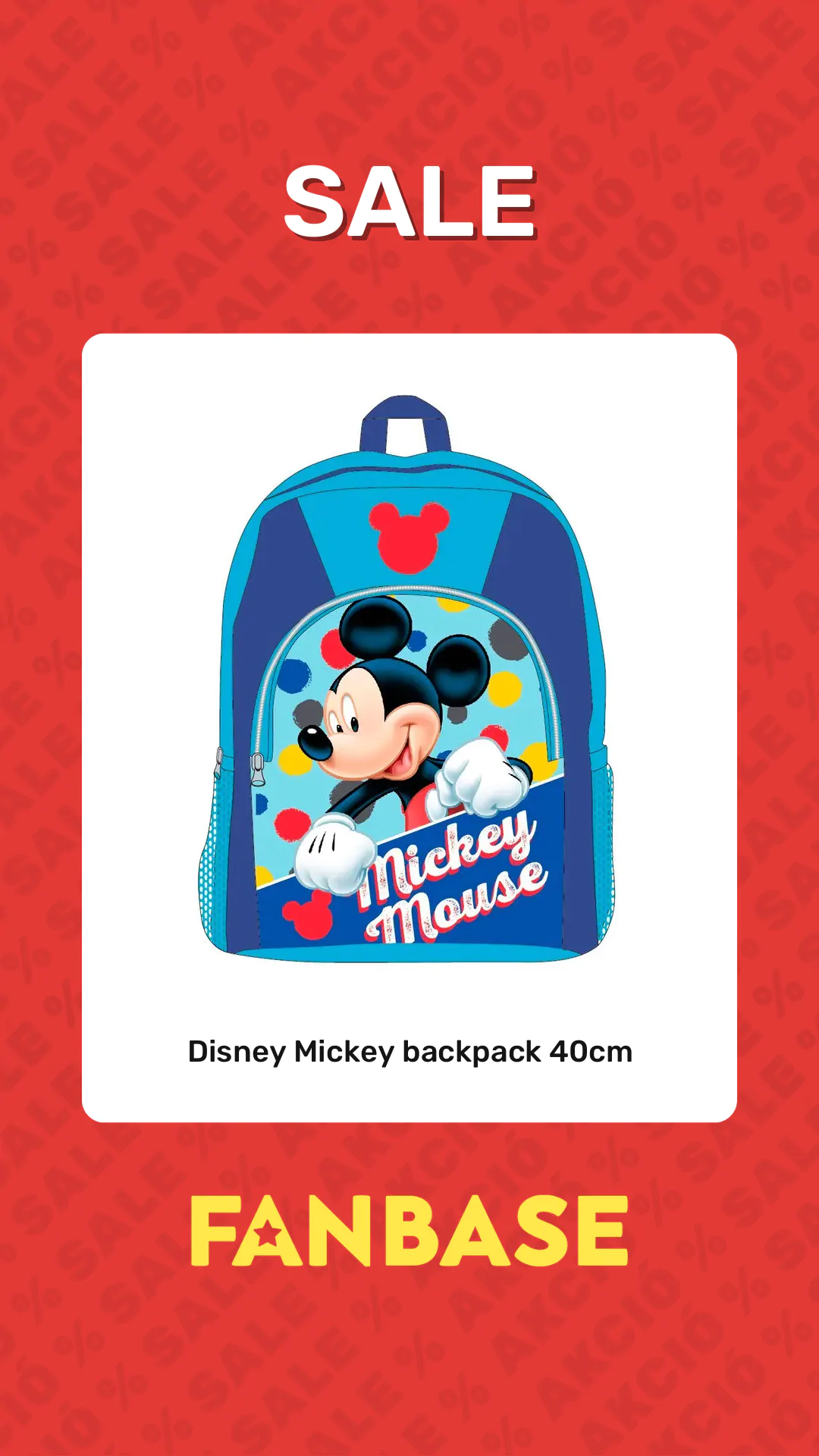 Sale: Disney Mickey backpack 40cm