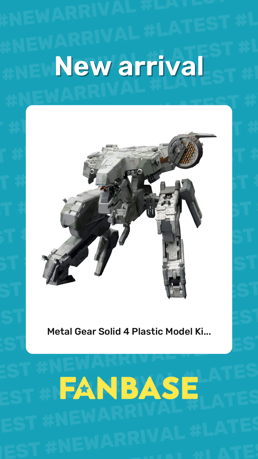 New arrival: Metal Gear Solid 4 Plastic Model Ki...