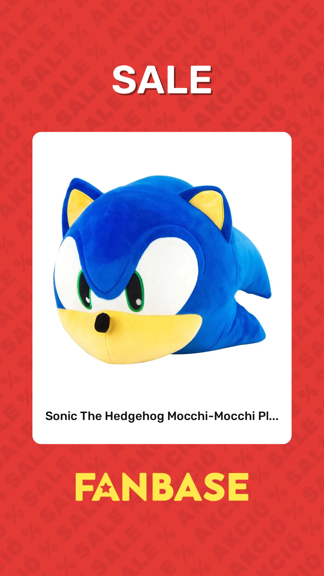 Sale: Sonic The Hedgehog Mocchi-Mocchi Pl...