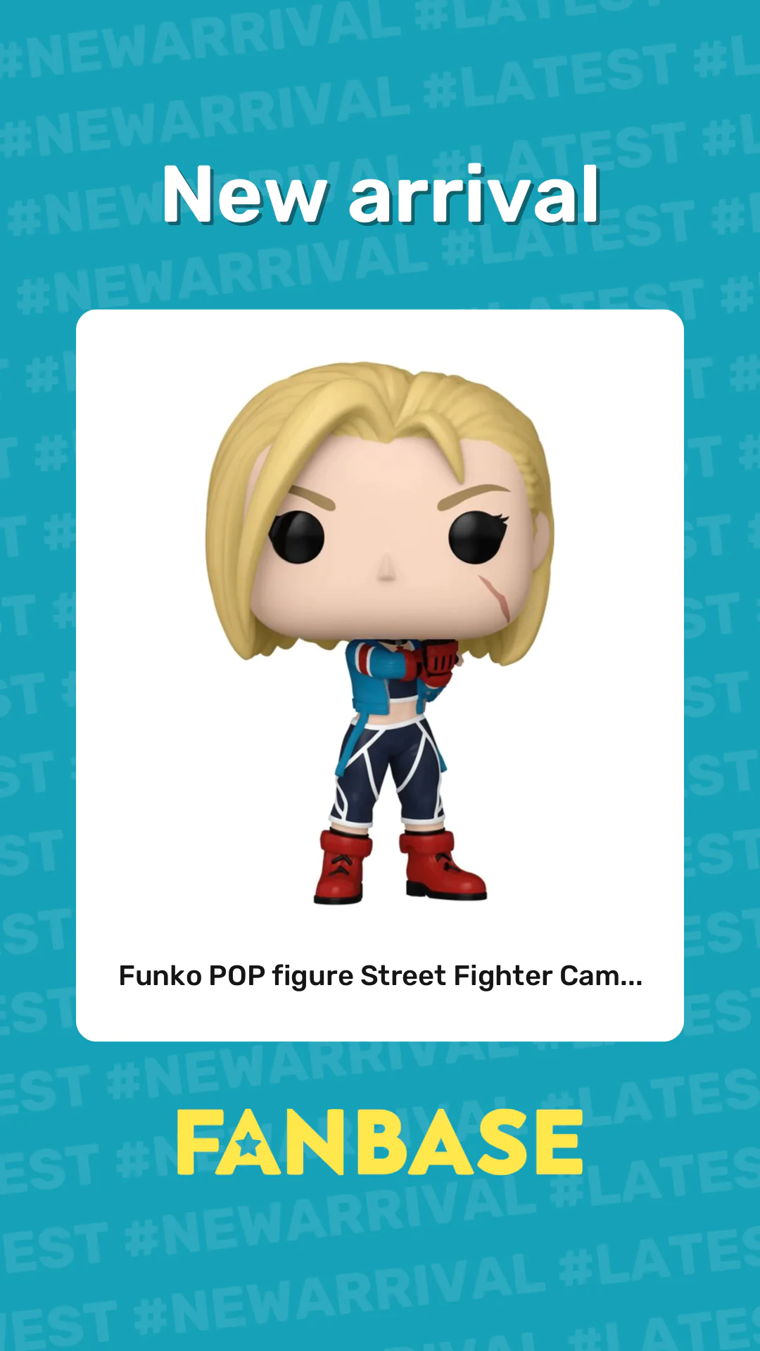 New arrival: Funko POP figure Street Fighter Cam...