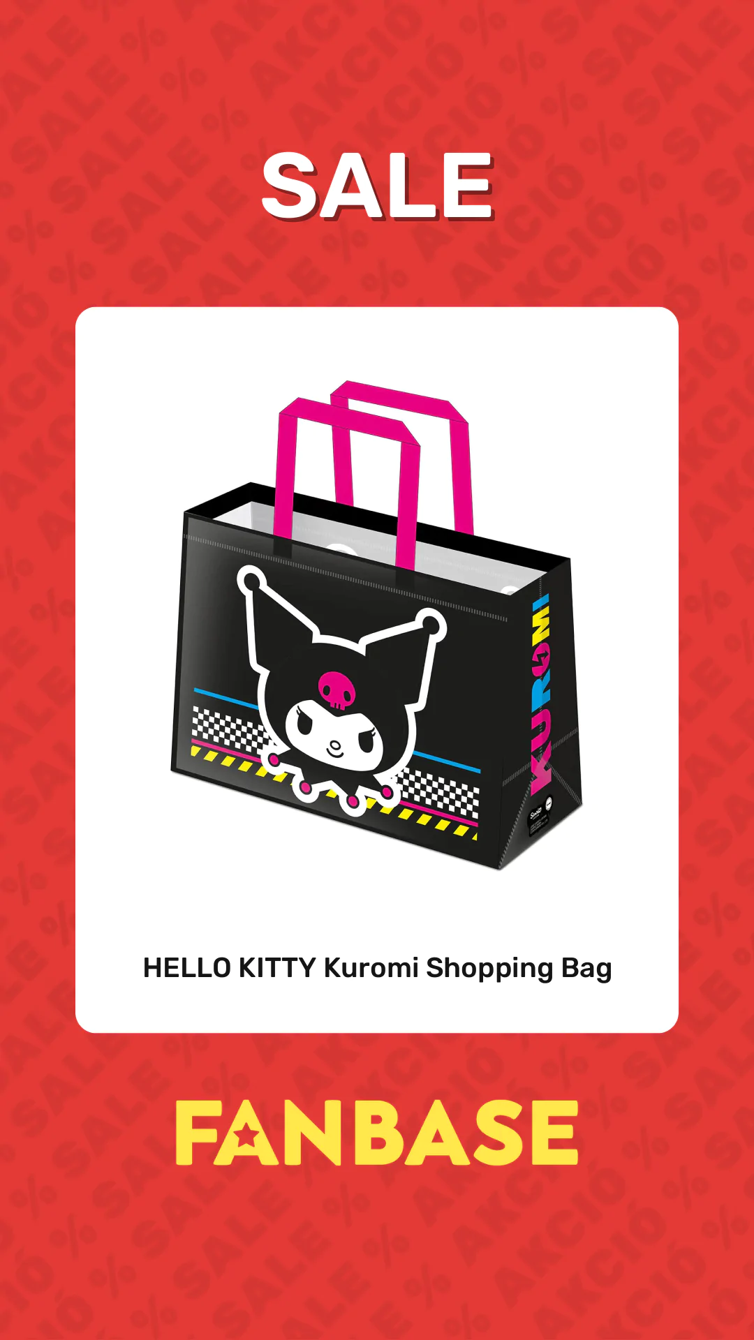 Sale: HELLO KITTY Kuromi Shopping Bag