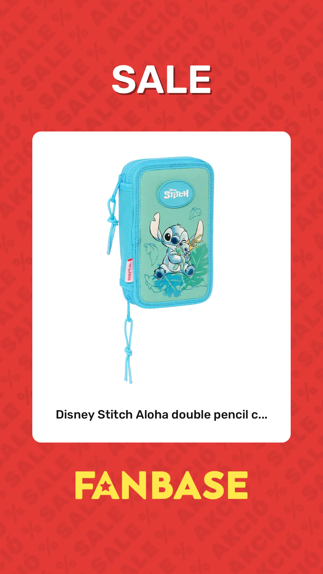 Sale: Disney Stitch Aloha double pencil c...