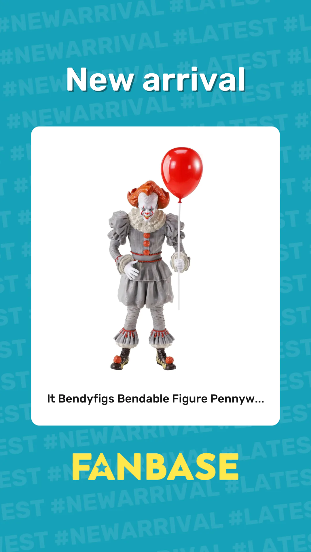 New arrival: It Bendyfigs Bendable Figure Pennyw...