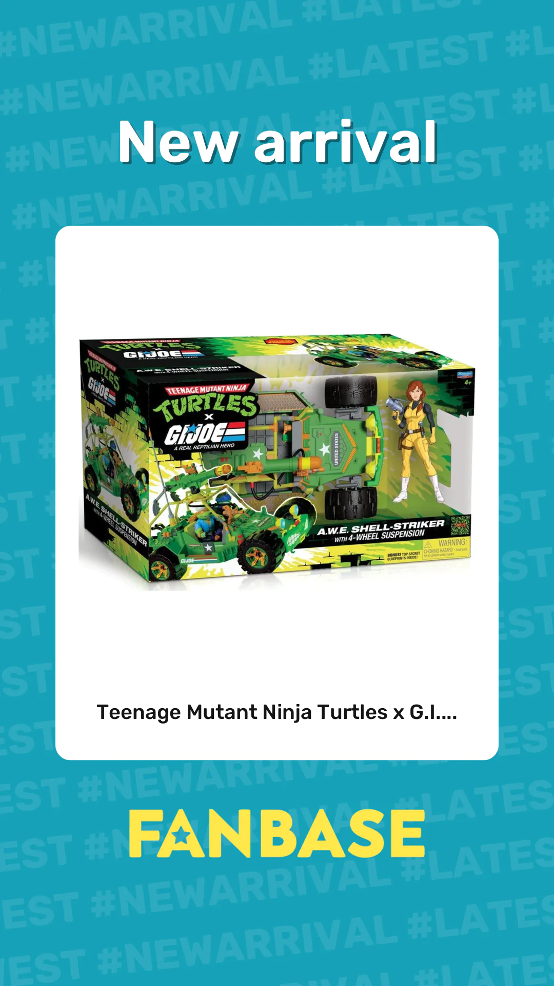 New arrival: Teenage Mutant Ninja Turtles x G.I....