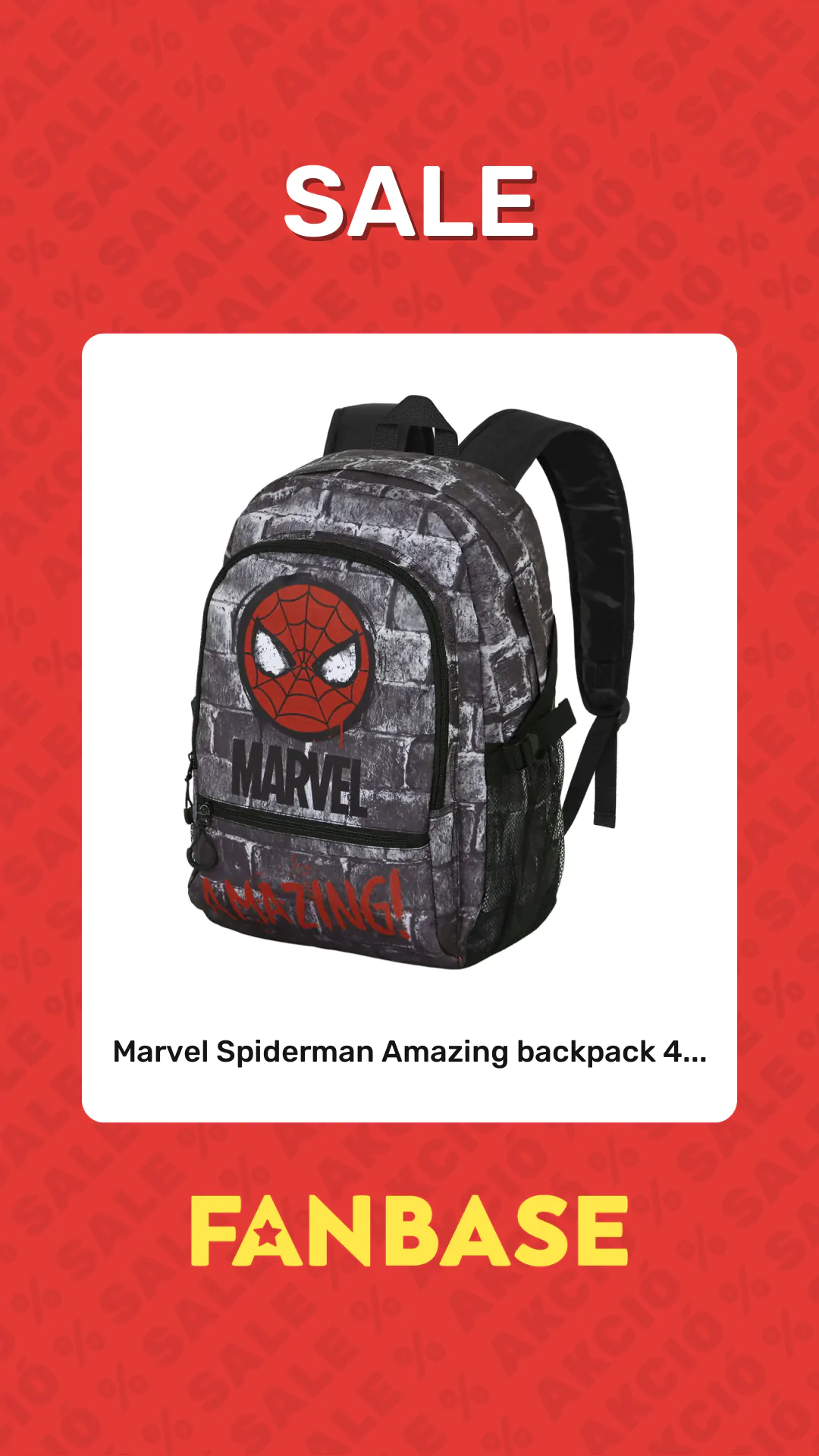 Sale: Marvel Spiderman Amazing backpack 4...