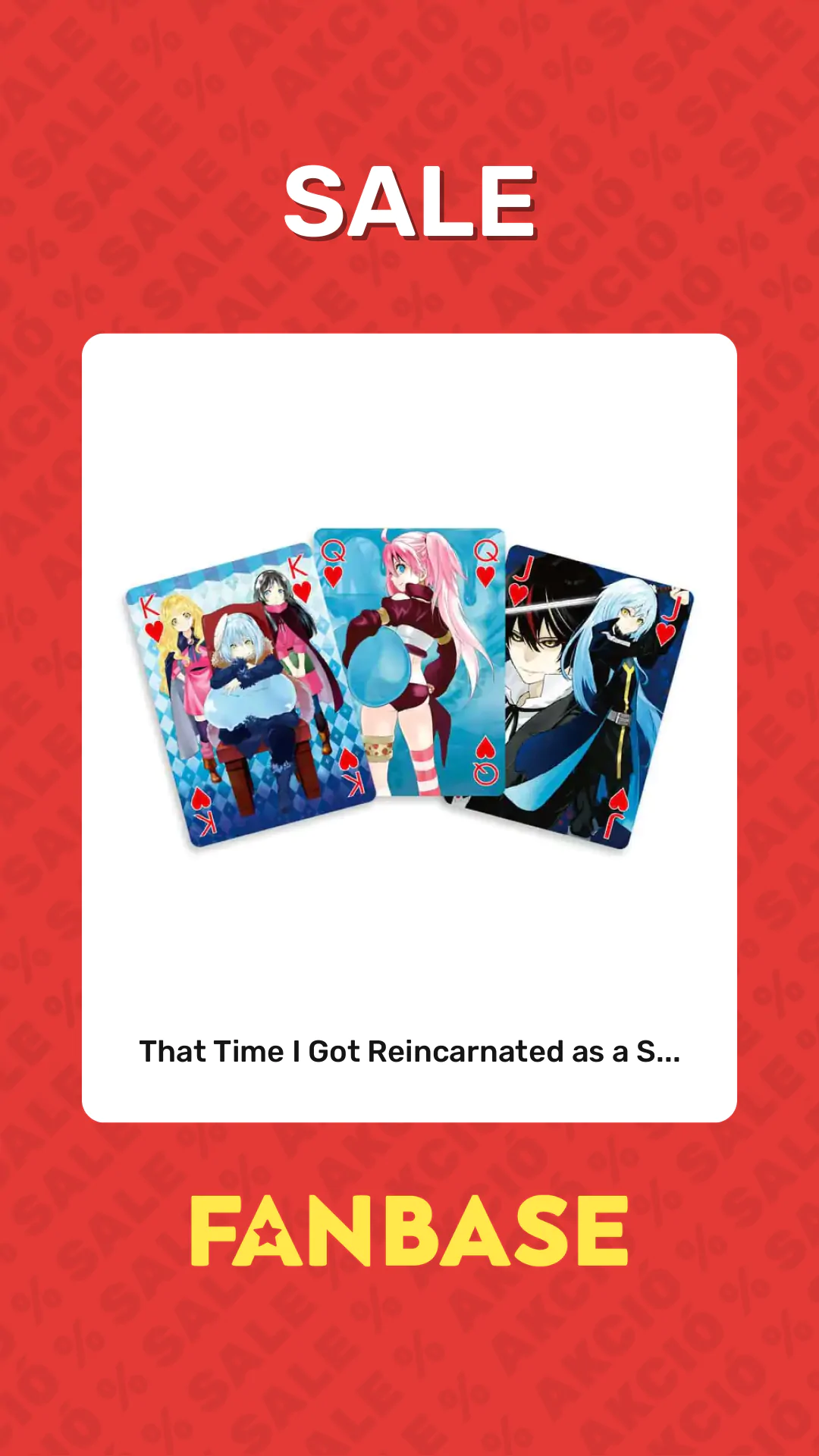 Sale: That Time I Got Reincarnated as a S...