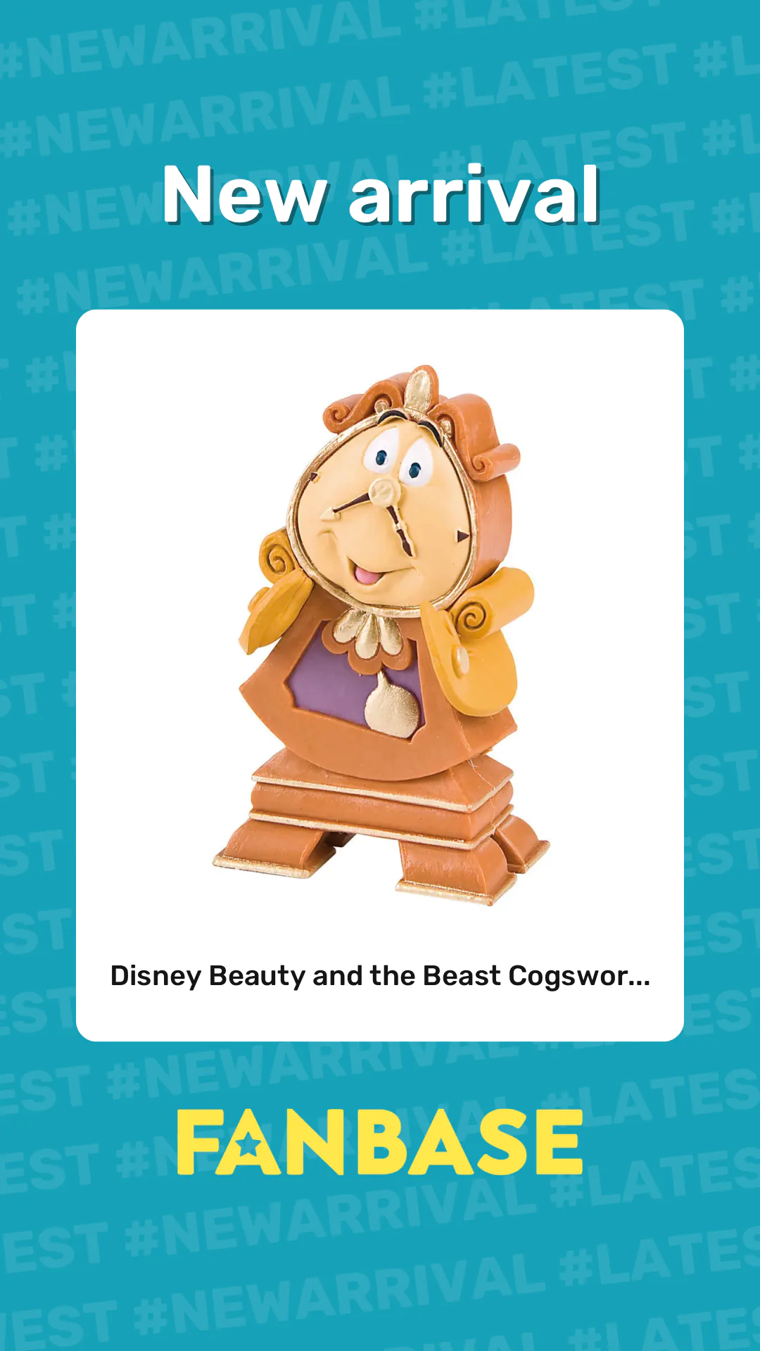 New arrival: Disney Beauty and the Beast Cogswor...