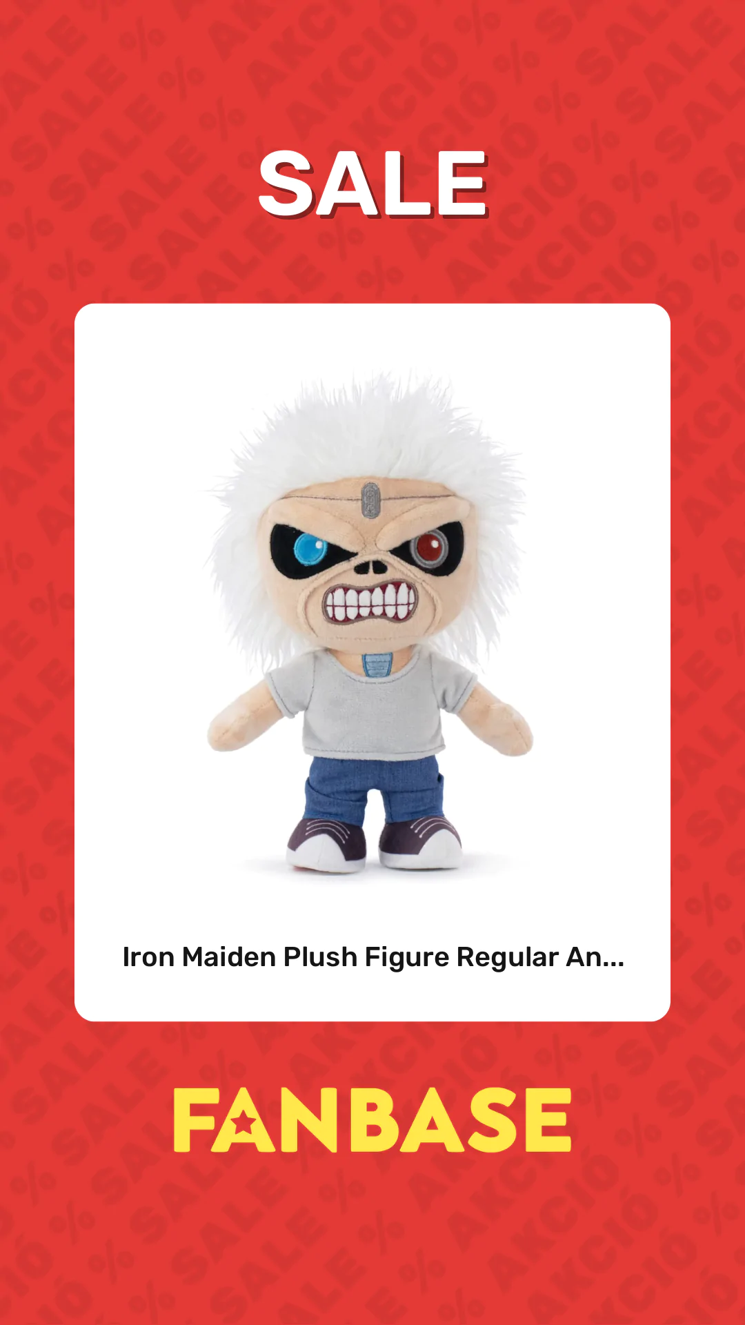 Sale: Iron Maiden Plush Figure Regular An...