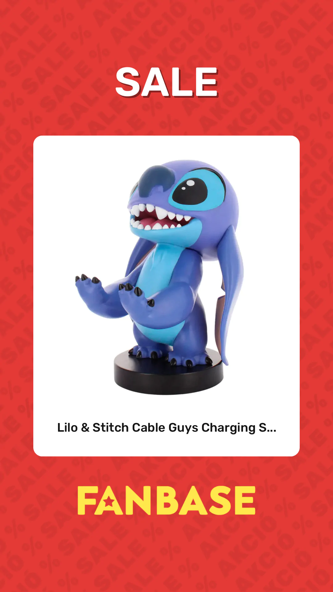 Sale: Lilo & Stitch Cable Guys Charging S...