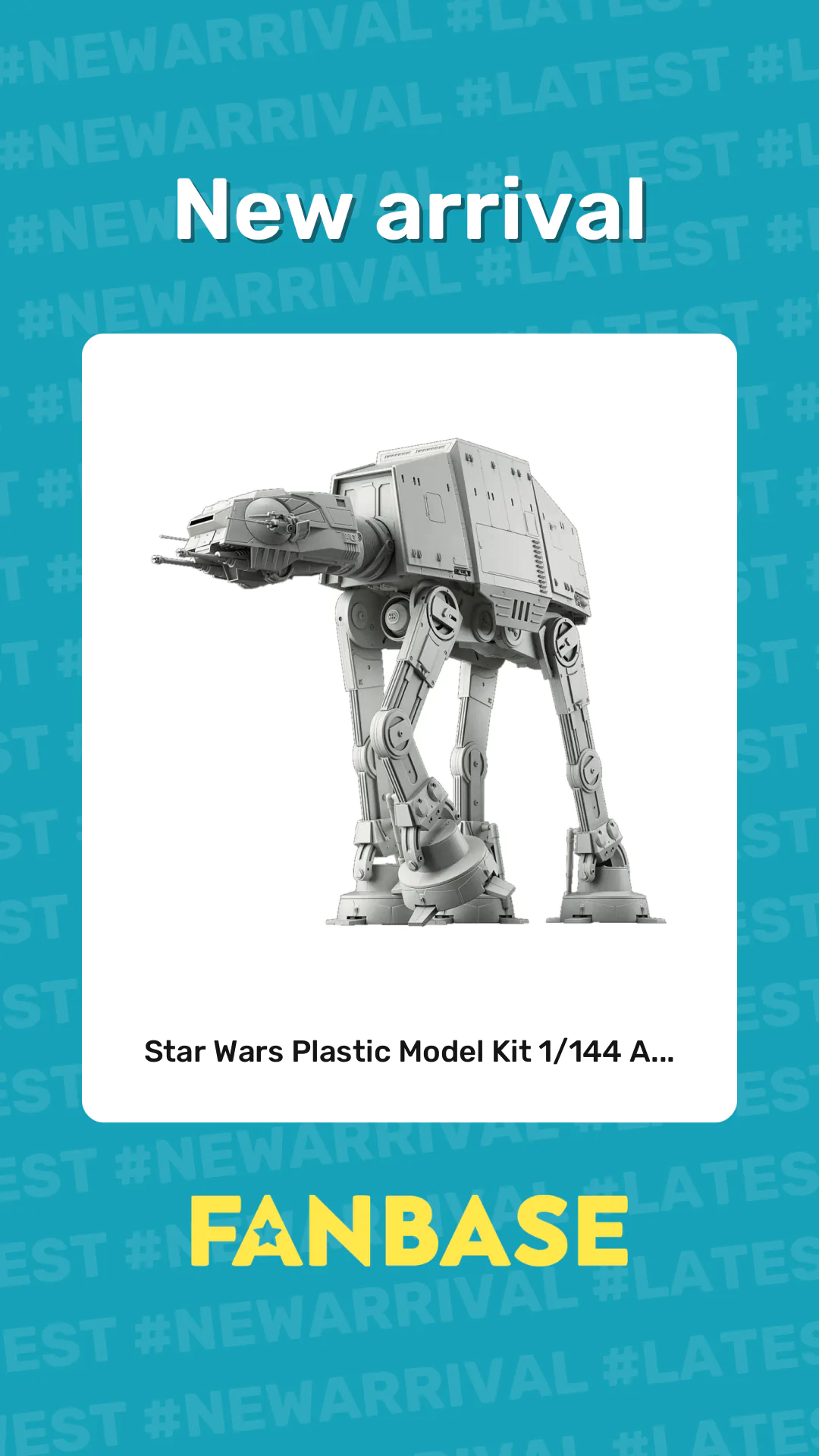 New arrival: Star Wars Plastic Model Kit 1/144 A...