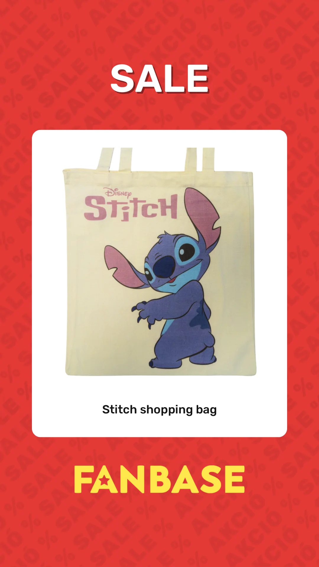 Sale: Stitch shopping bag