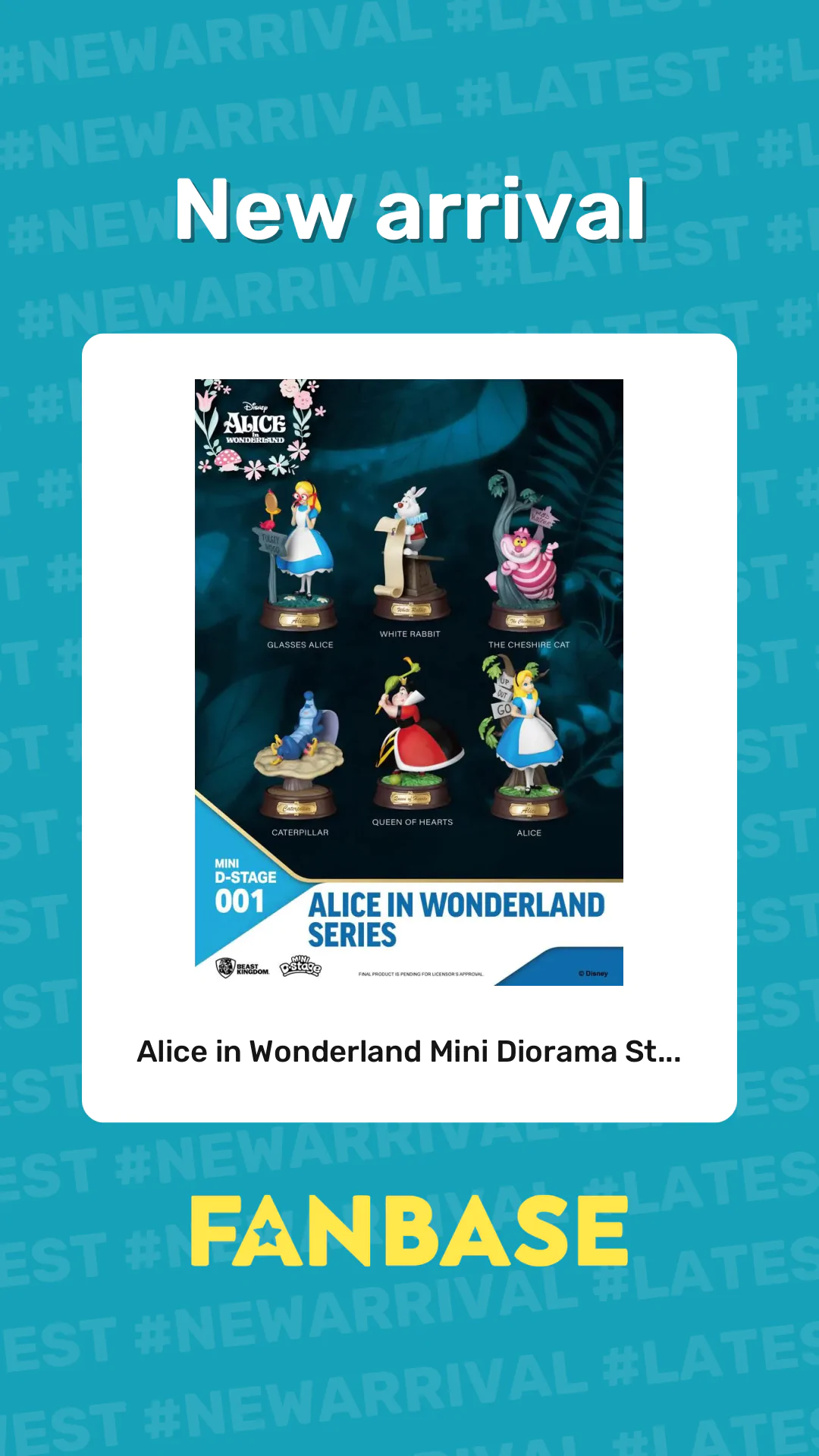 New arrival: Alice in Wonderland Mini Diorama St...