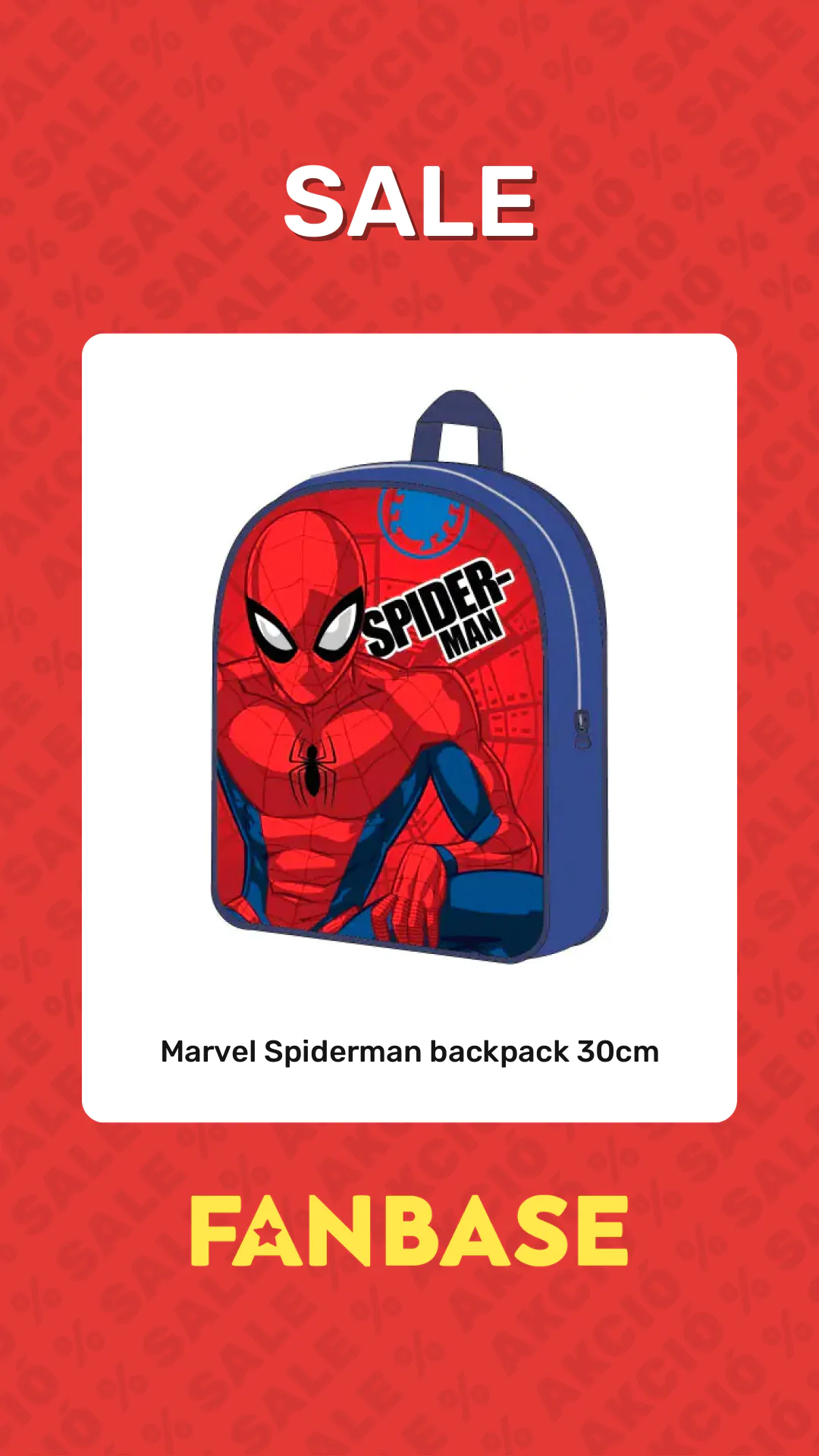 Sale: Marvel Spiderman backpack 30cm