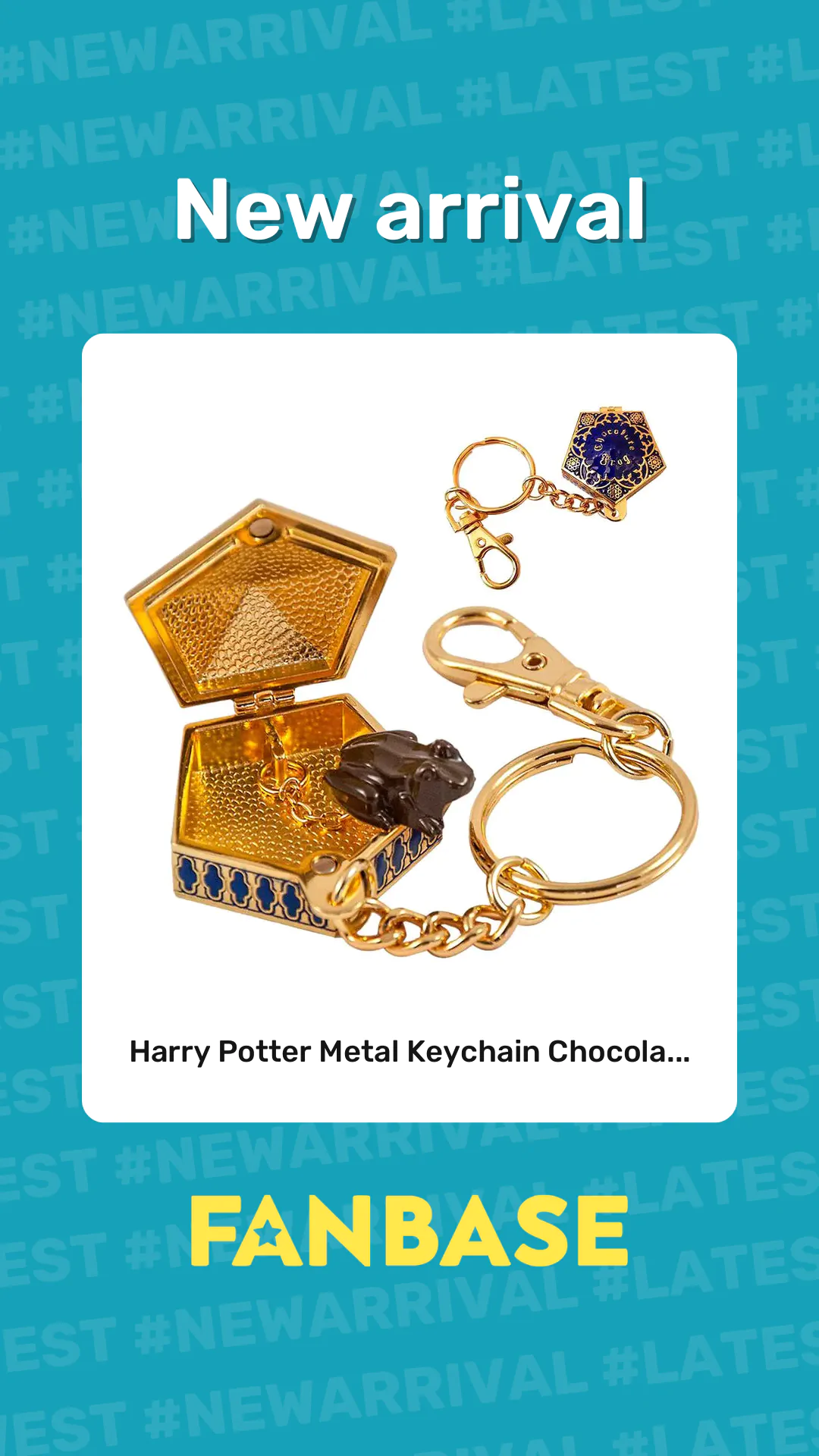 New arrival: Harry Potter Metal Keychain Chocola...