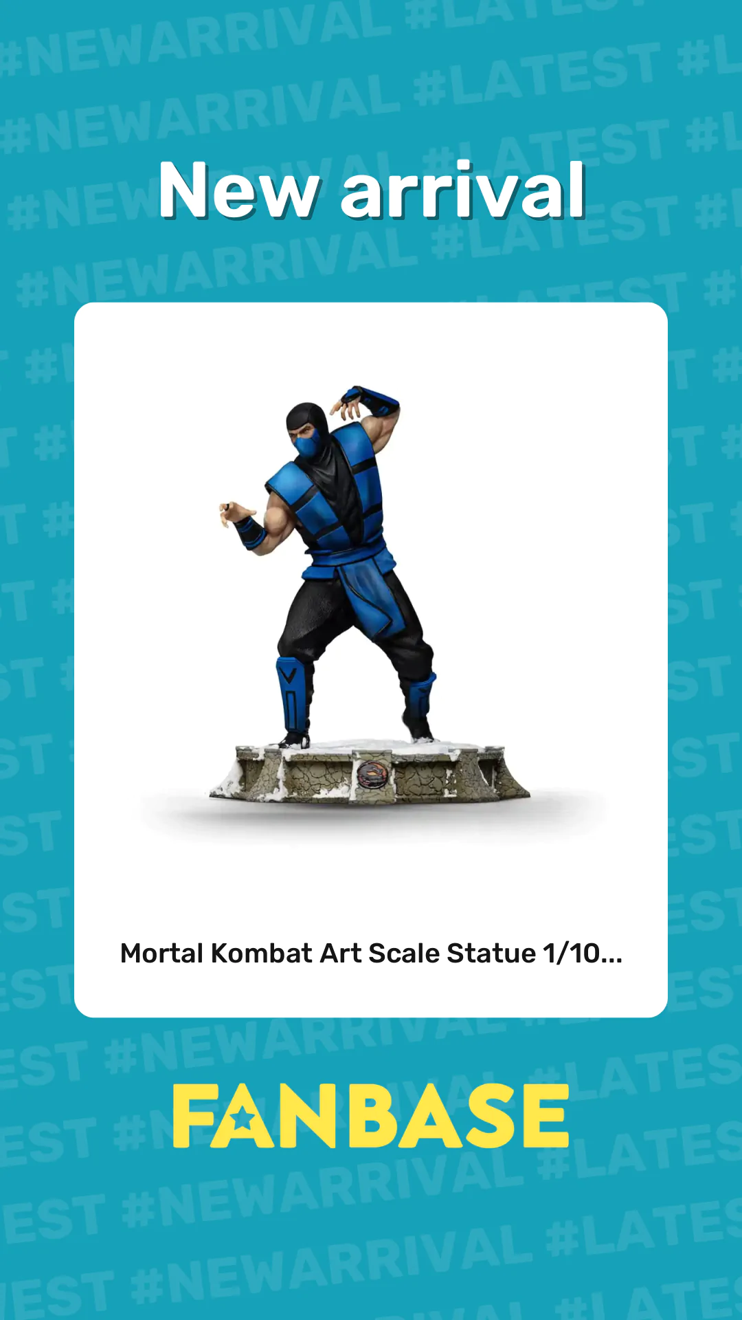 New arrival: Mortal Kombat Art Scale Statue 1/10...