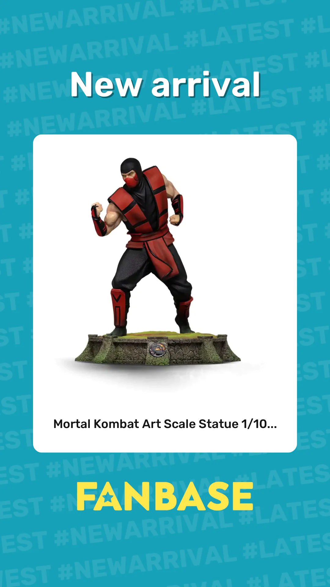 New arrival: Mortal Kombat Art Scale Statue 1/10...