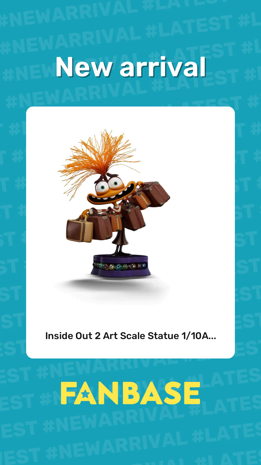 New arrival: Inside Out 2 Art Scale Statue 1/10A...