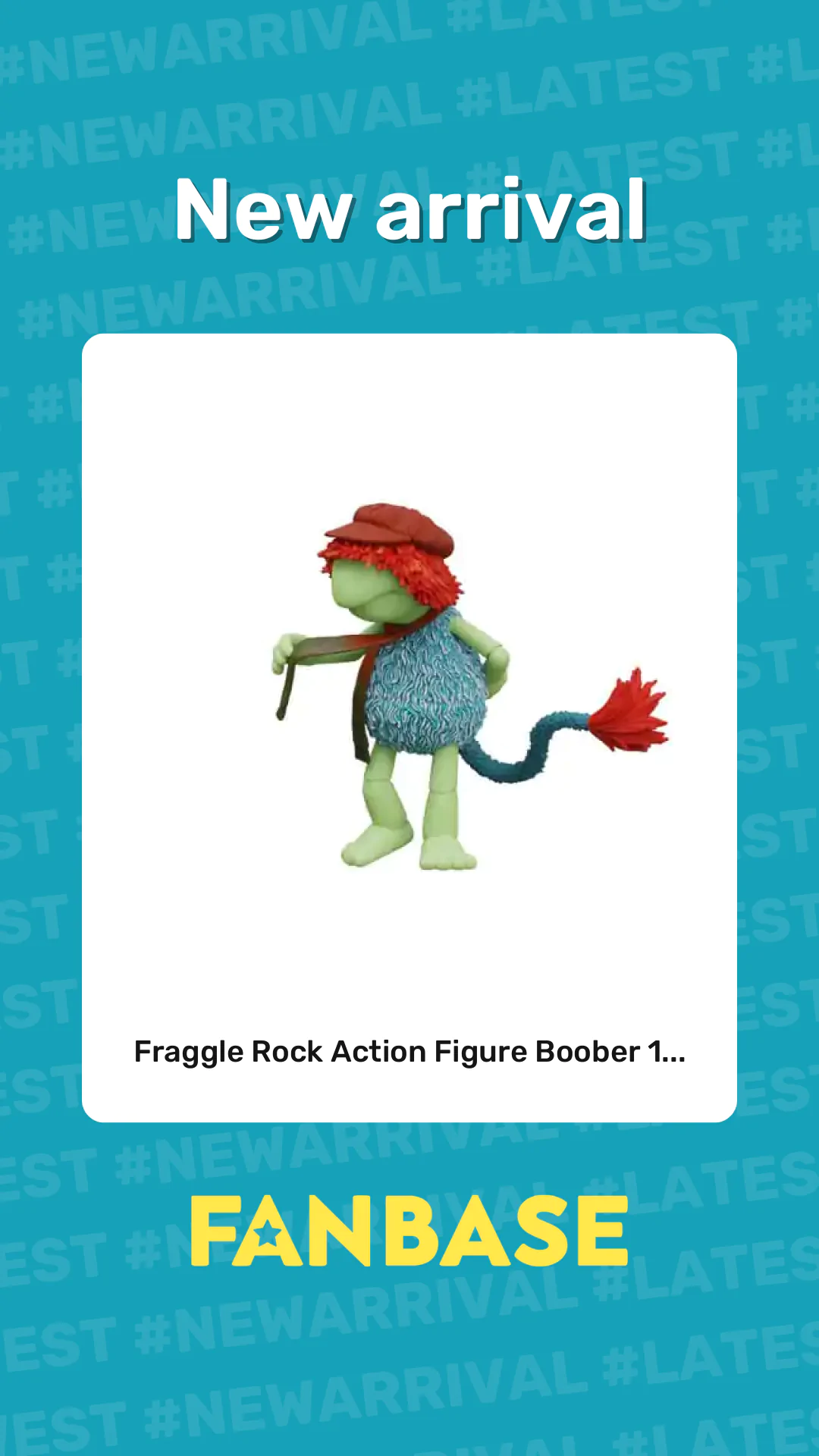 New arrival: Fraggle Rock Action Figure Boober 1...