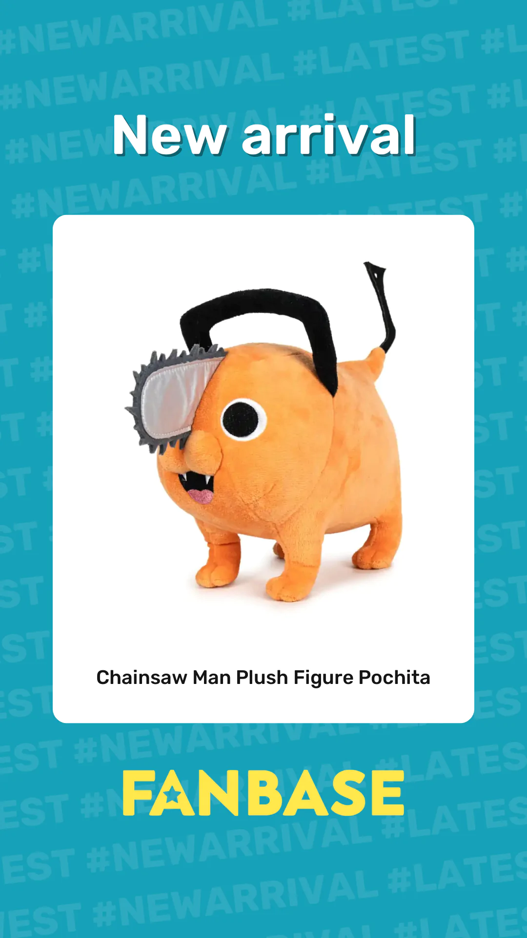 New arrival: Chainsaw Man Plush Figure Pochita