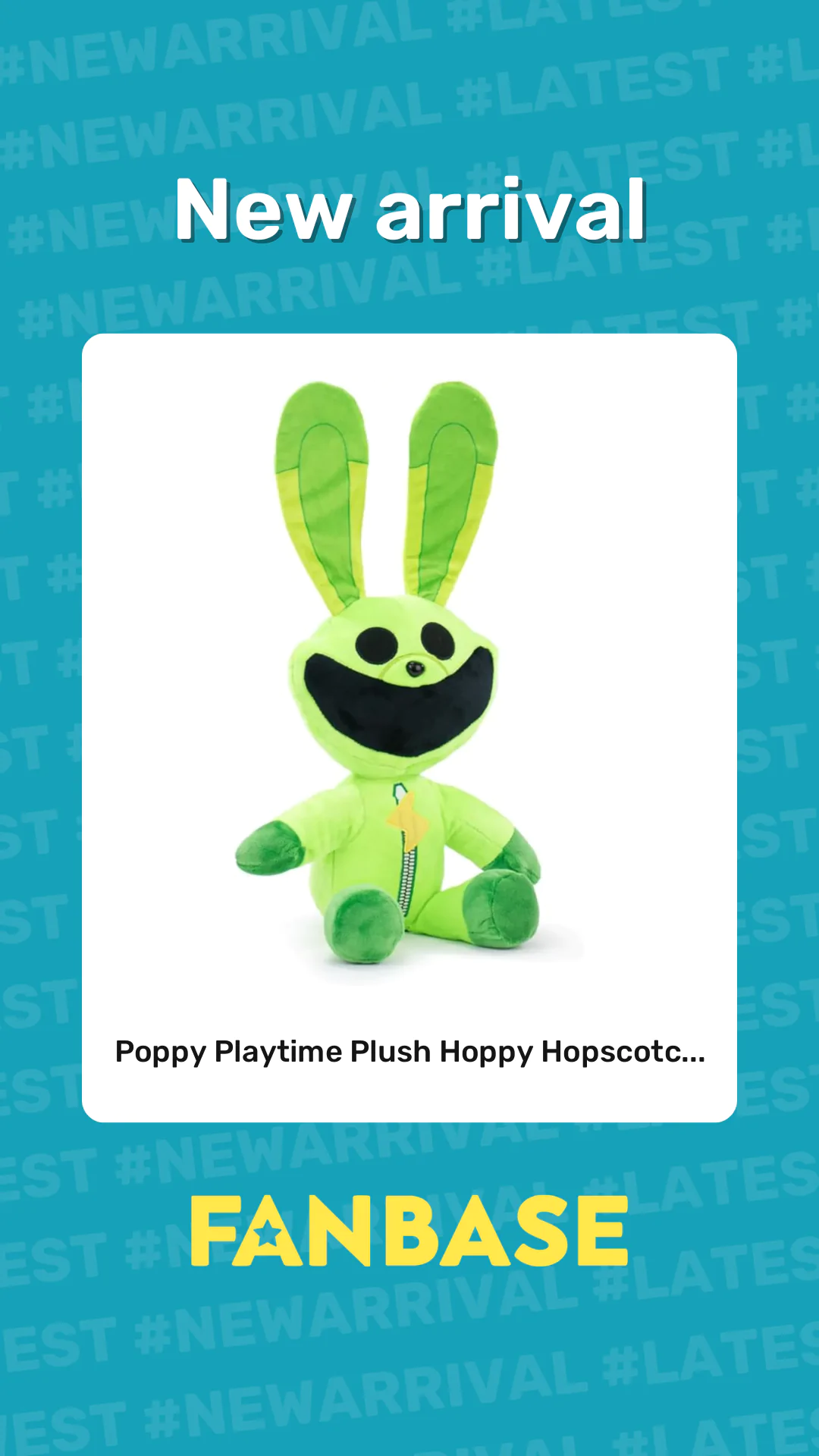 New arrival: Poppy Playtime Plush Hoppy Hopscotc...