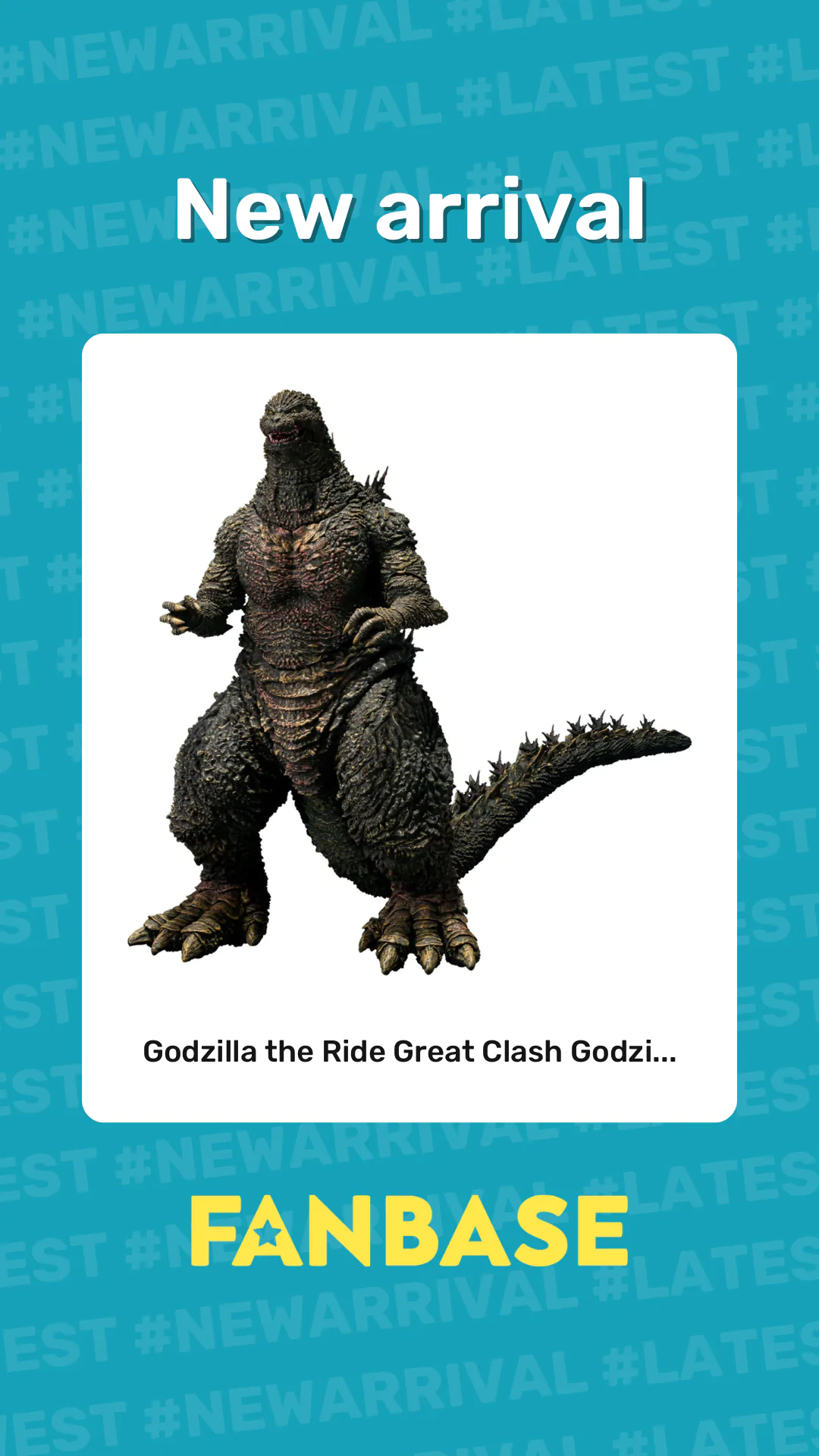 New arrival: Godzilla the Ride Great Clash Godzi...