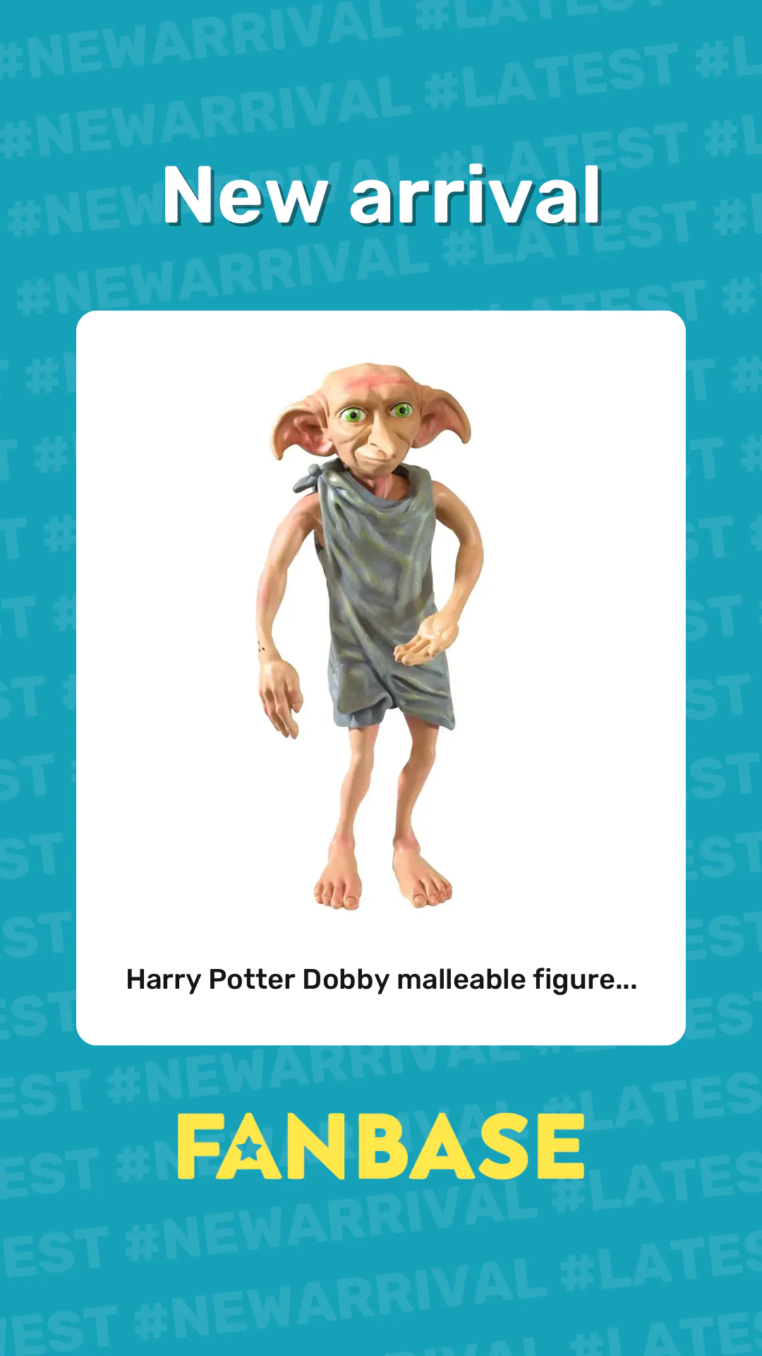 New arrival: Harry Potter Dobby malleable figure...