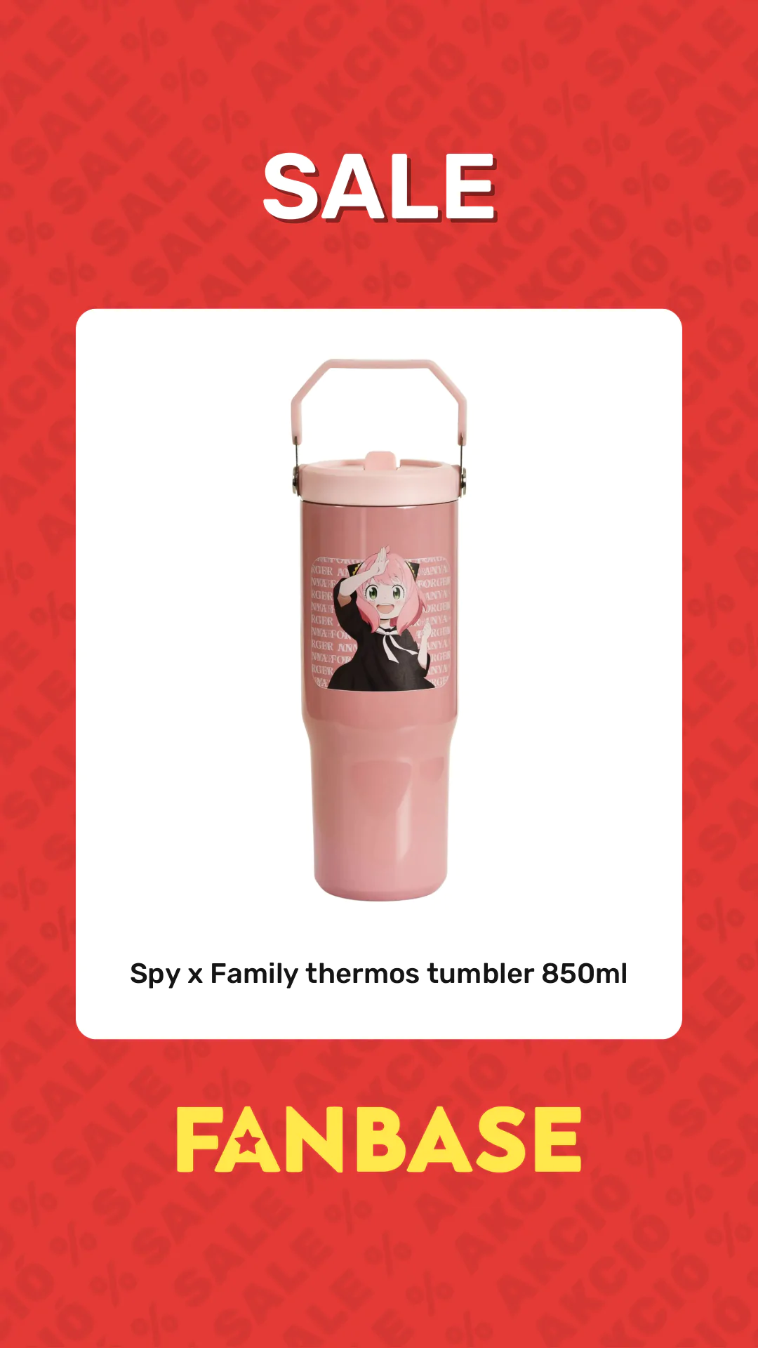 Sale: Spy x Family thermos tumbler 850ml