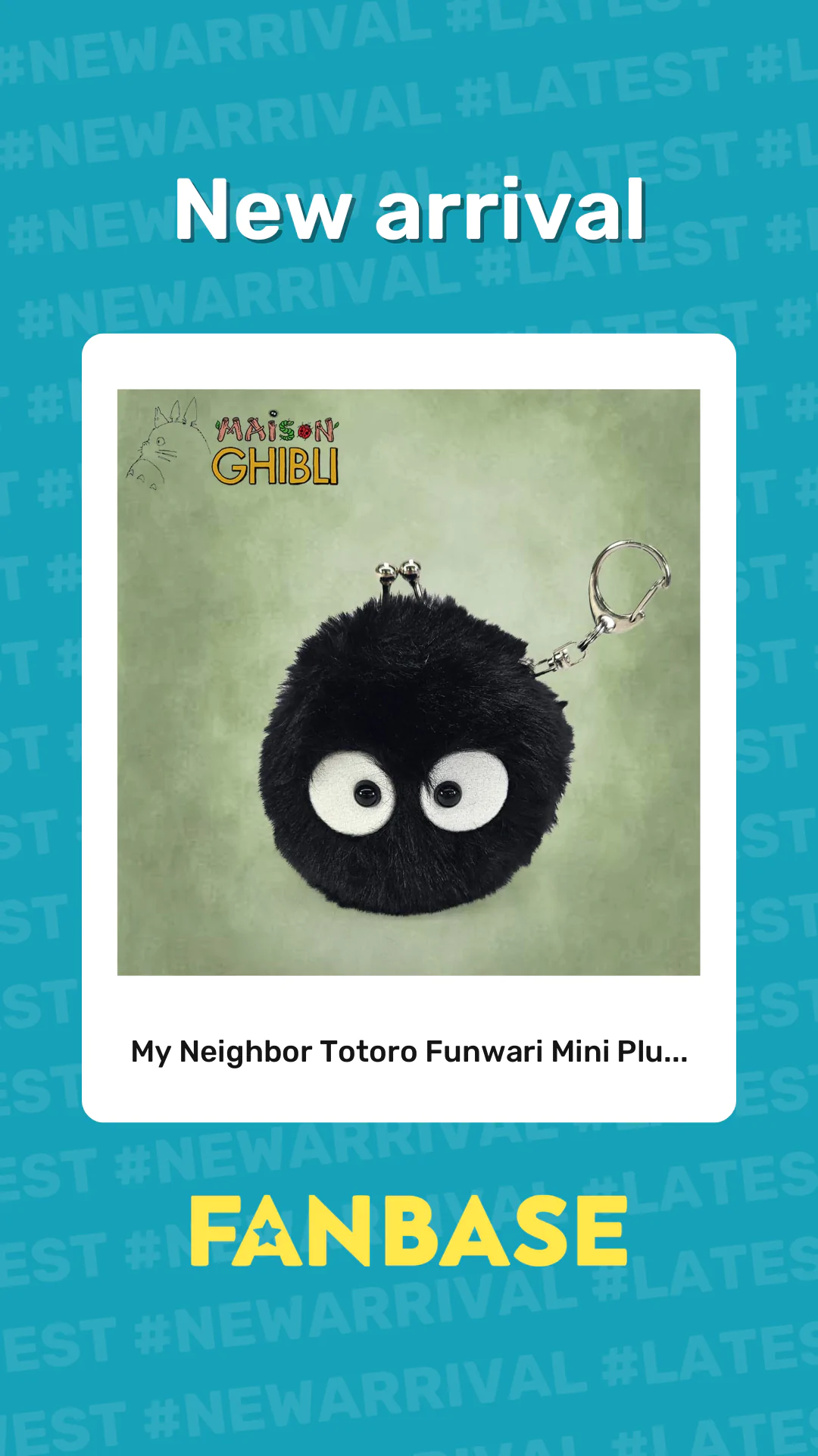 New arrival: My Neighbor Totoro Funwari Mini Plu...