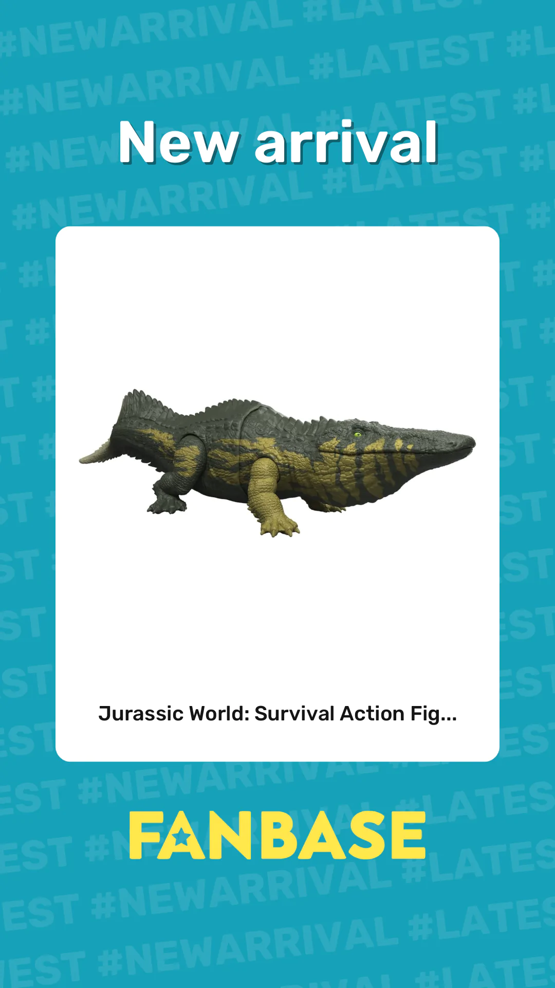New arrival: Jurassic World: Survival Action Fig...