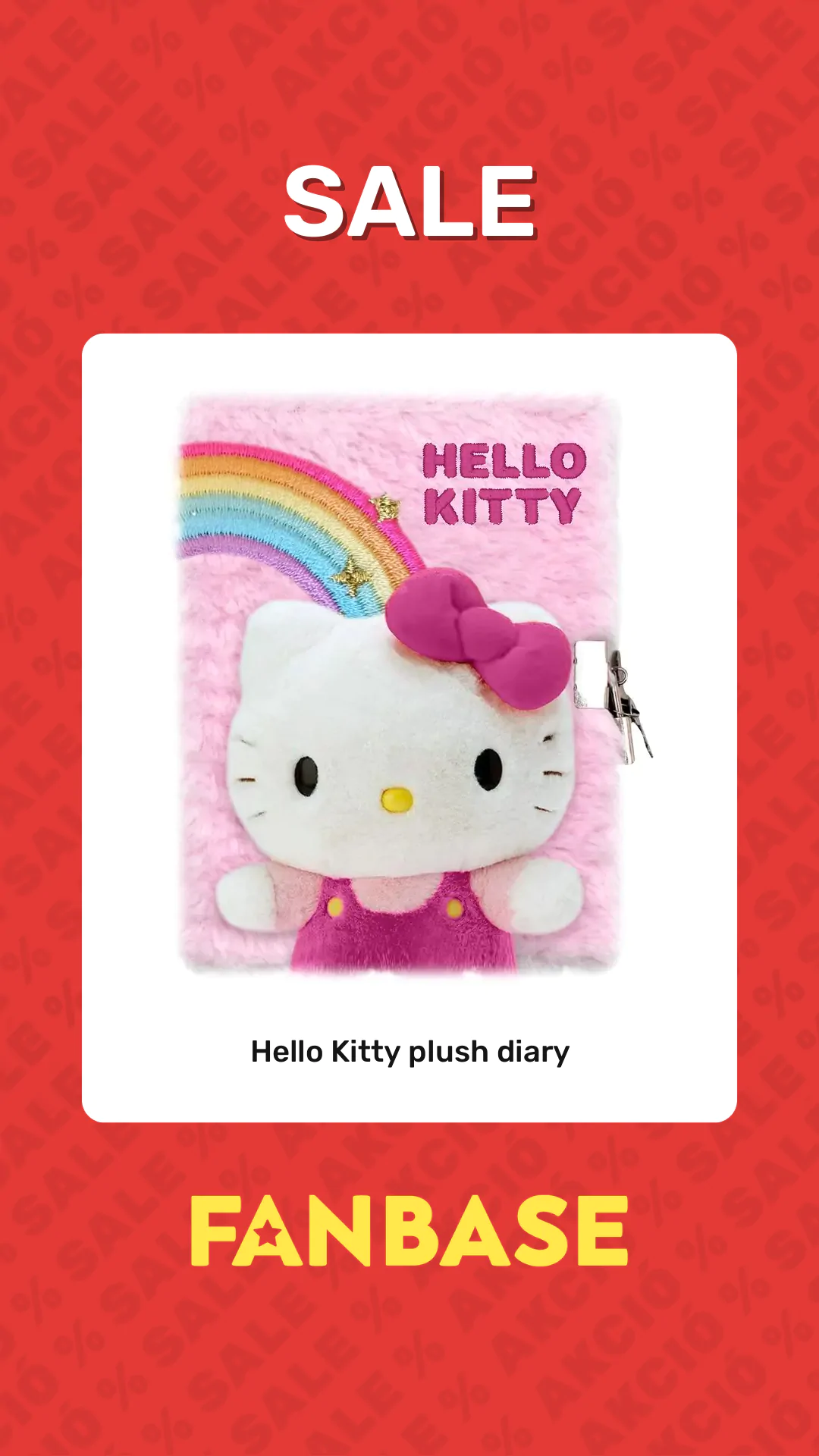 Sale: Hello Kitty plush diary