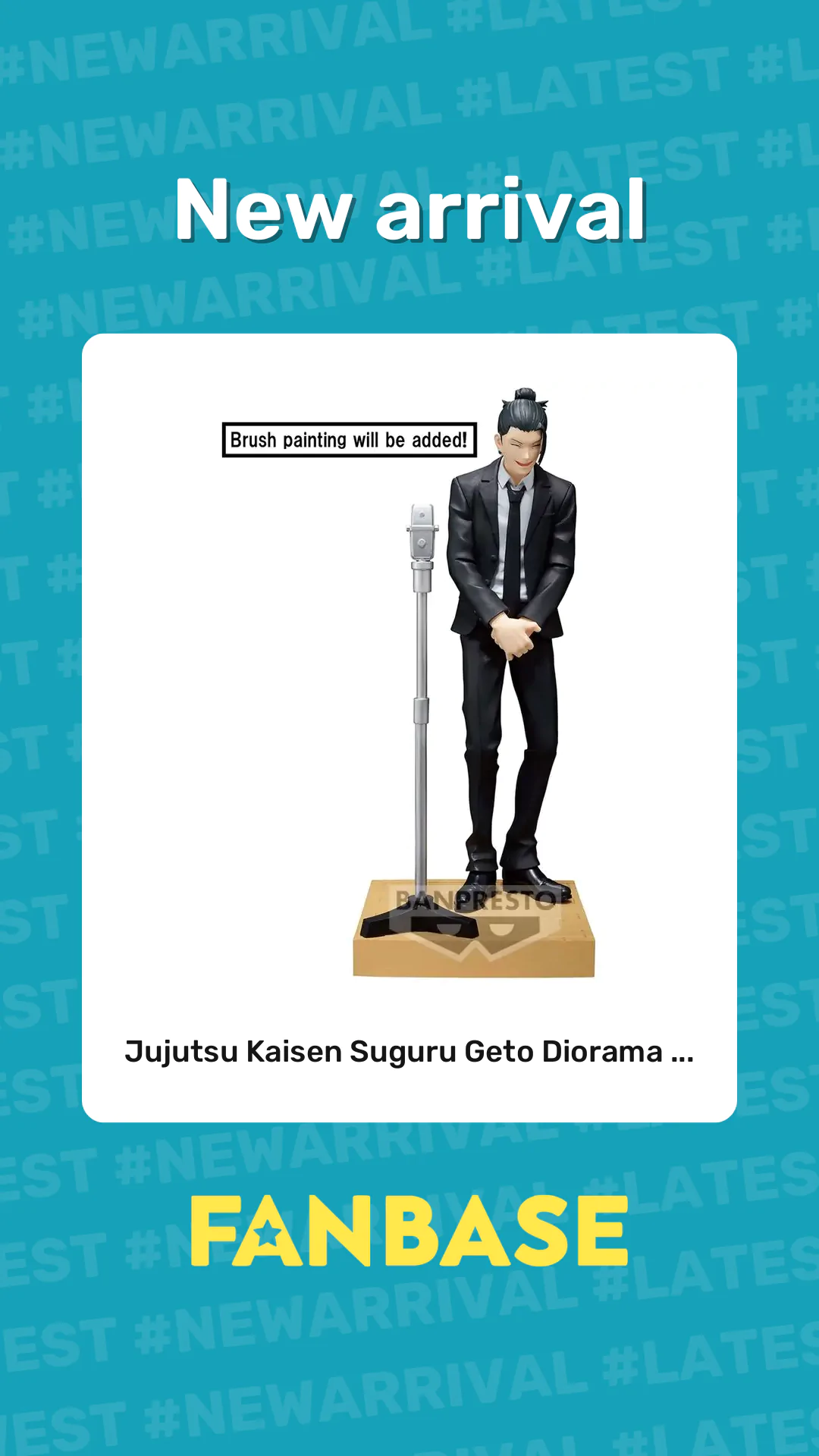 New arrival: Jujutsu Kaisen Suguru Geto Diorama ...