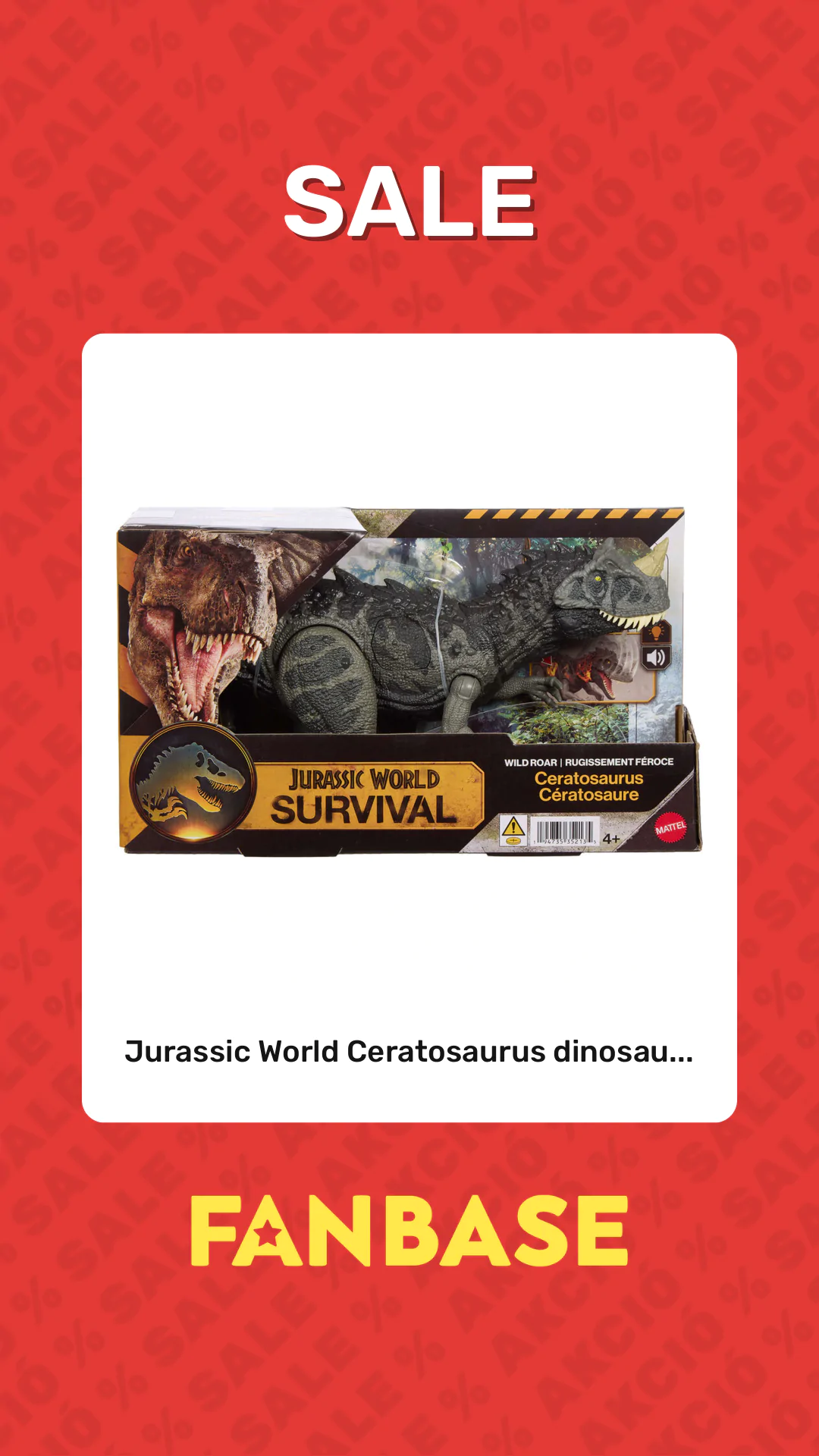 Sale: Jurassic World Ceratosaurus dinosau...
