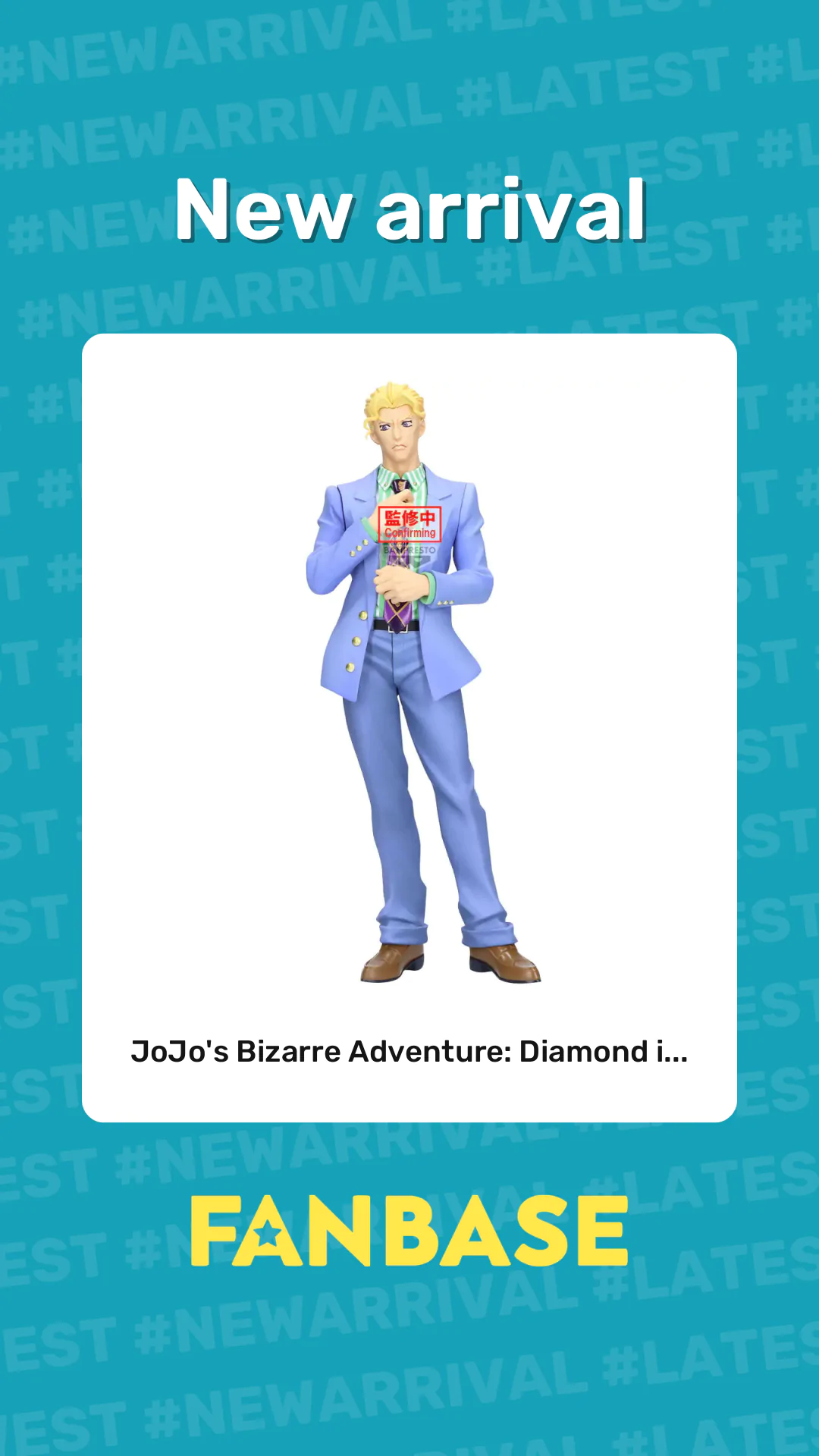 New arrival: JoJo's Bizarre Adventure: Diamond i...