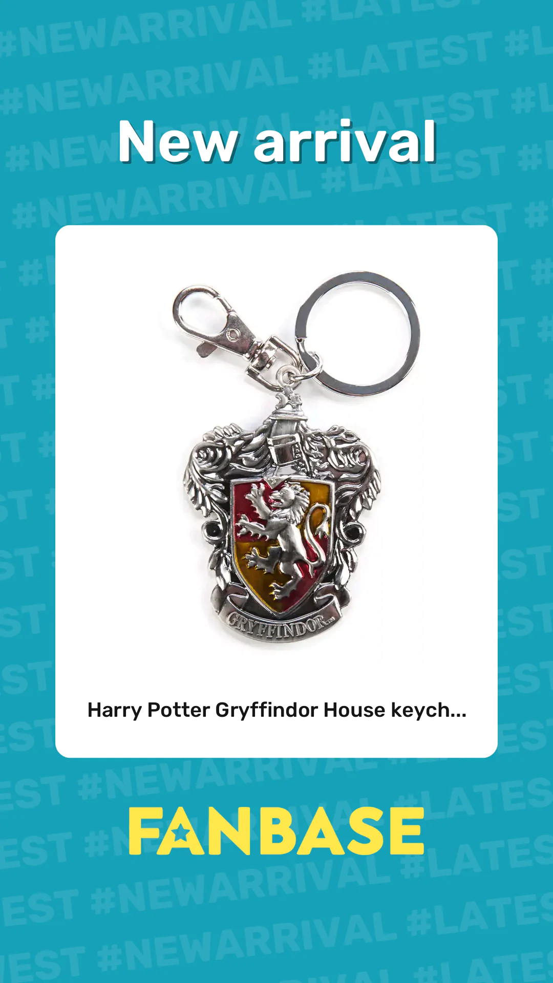 New arrival: Harry Potter Gryffindor House keych...