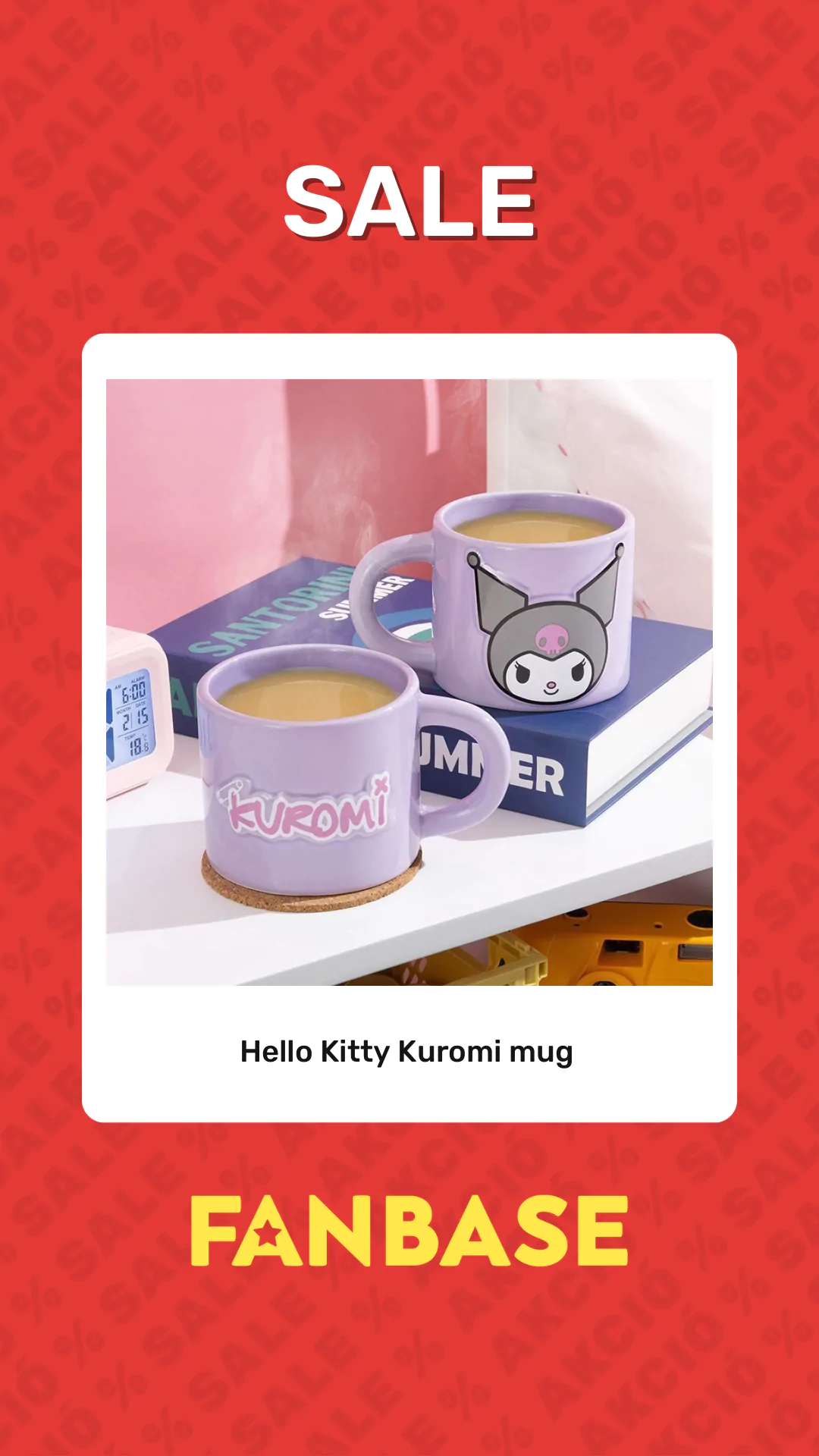 Sale: Hello Kitty Kuromi mug 