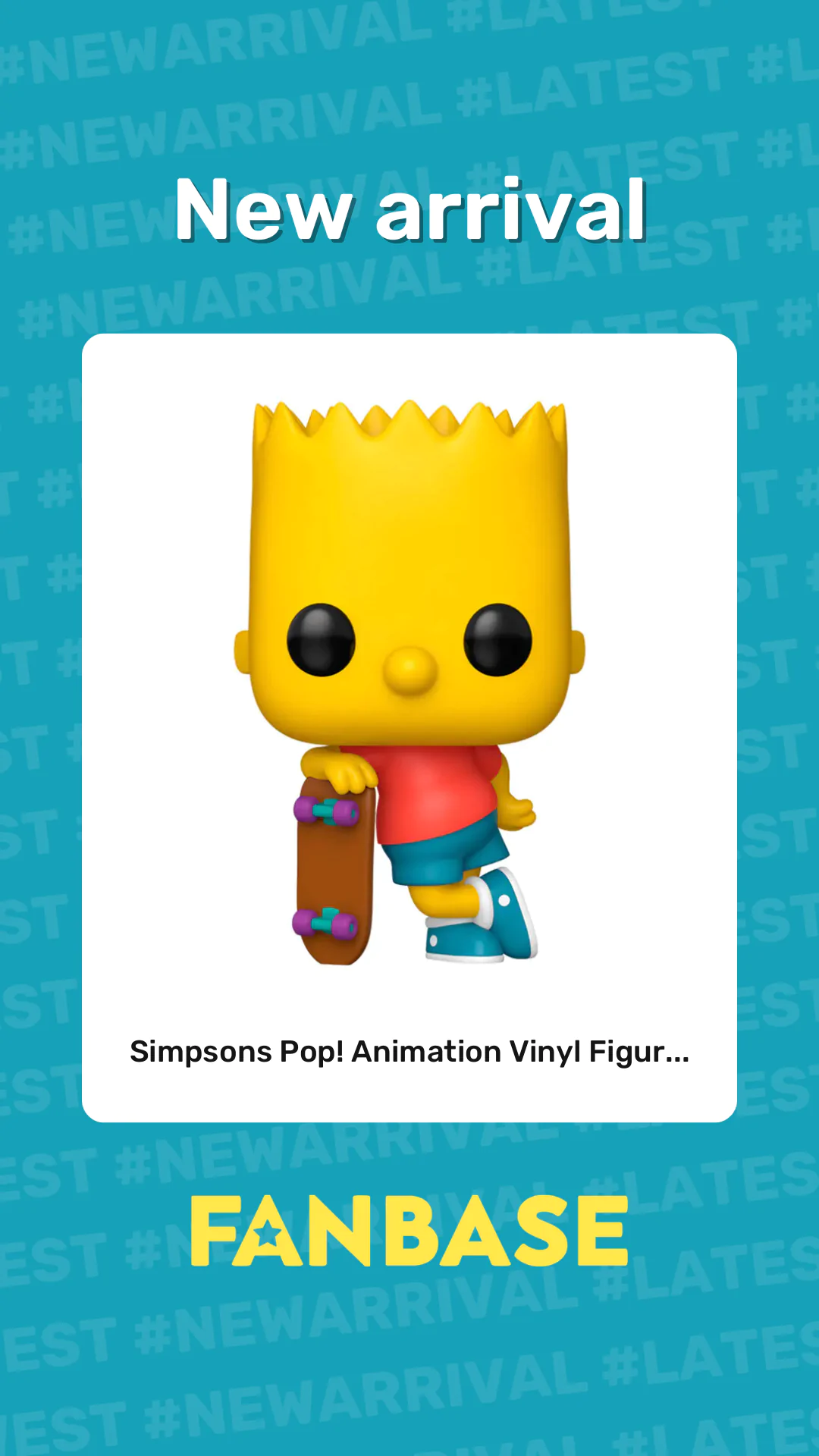 New arrival: Simpsons Pop! Animation Vinyl Figur...