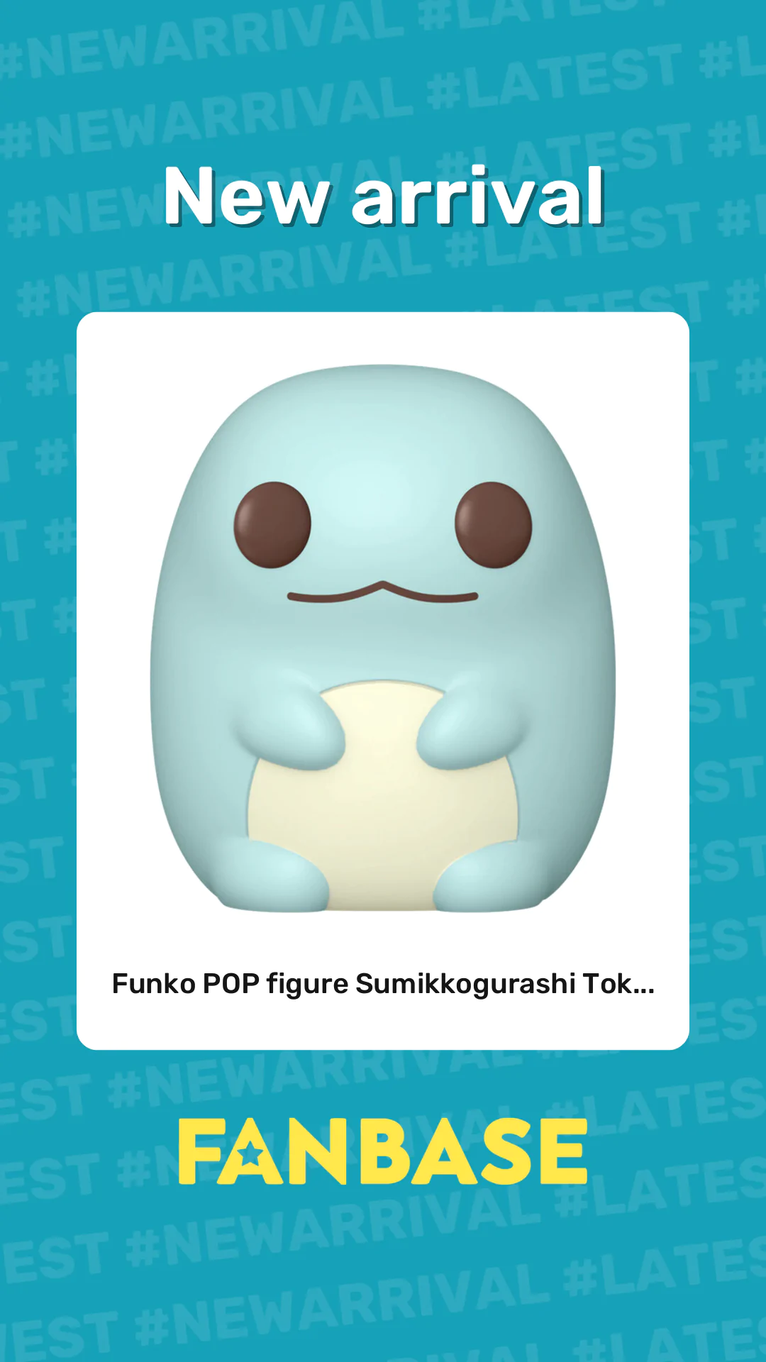 New arrival: Funko POP figure Sumikkogurashi Tok...