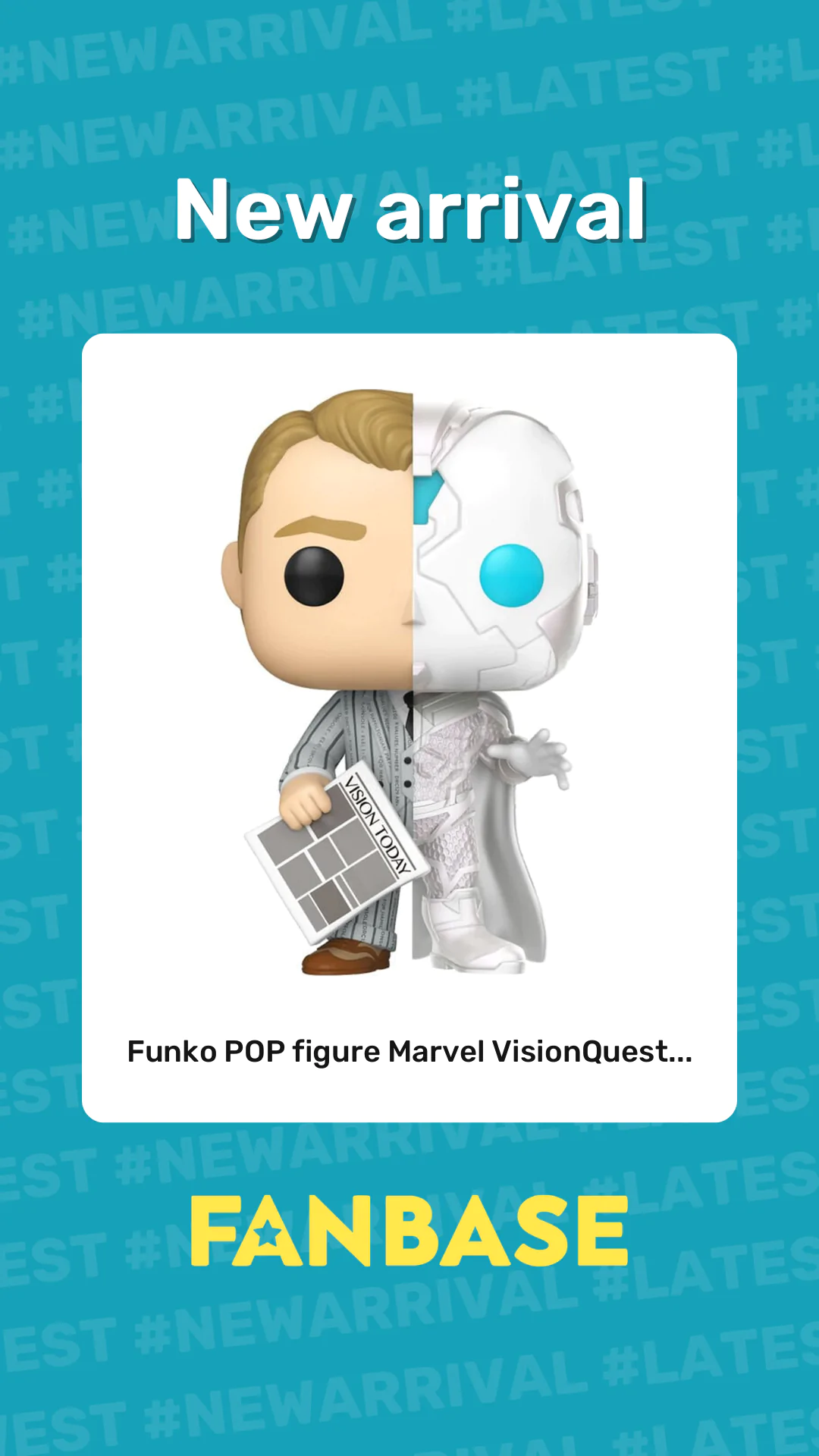 New arrival: Funko POP figure Marvel VisionQuest...