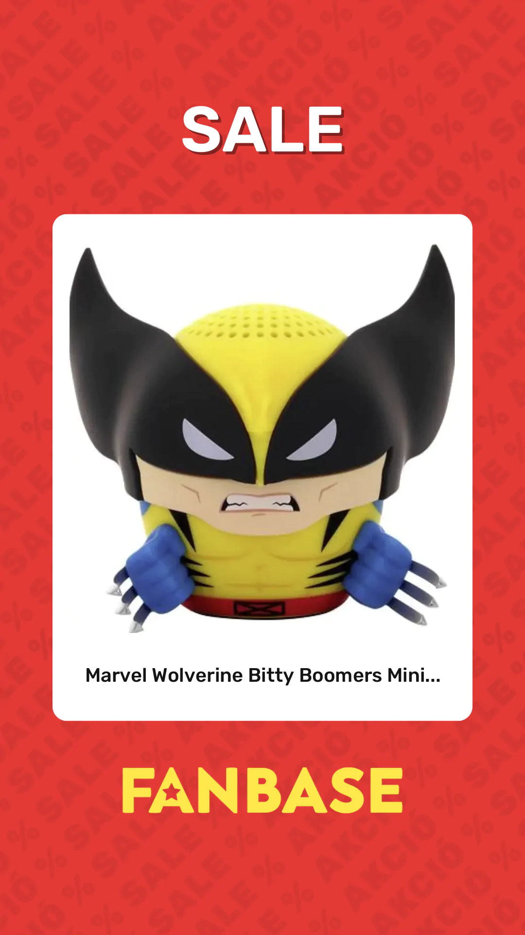 Sale: Marvel Wolverine Bitty Boomers Mini...